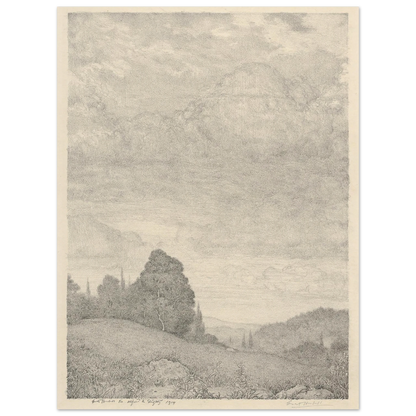 Landscape (1909) Art Print | Ernest Haskell-Quipham Collections