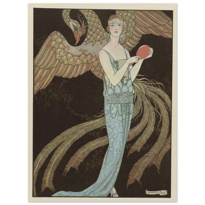 Sortilèges ; Robe du soir, de Beer (1922) Art Print | George Barbier-Quipham Collections