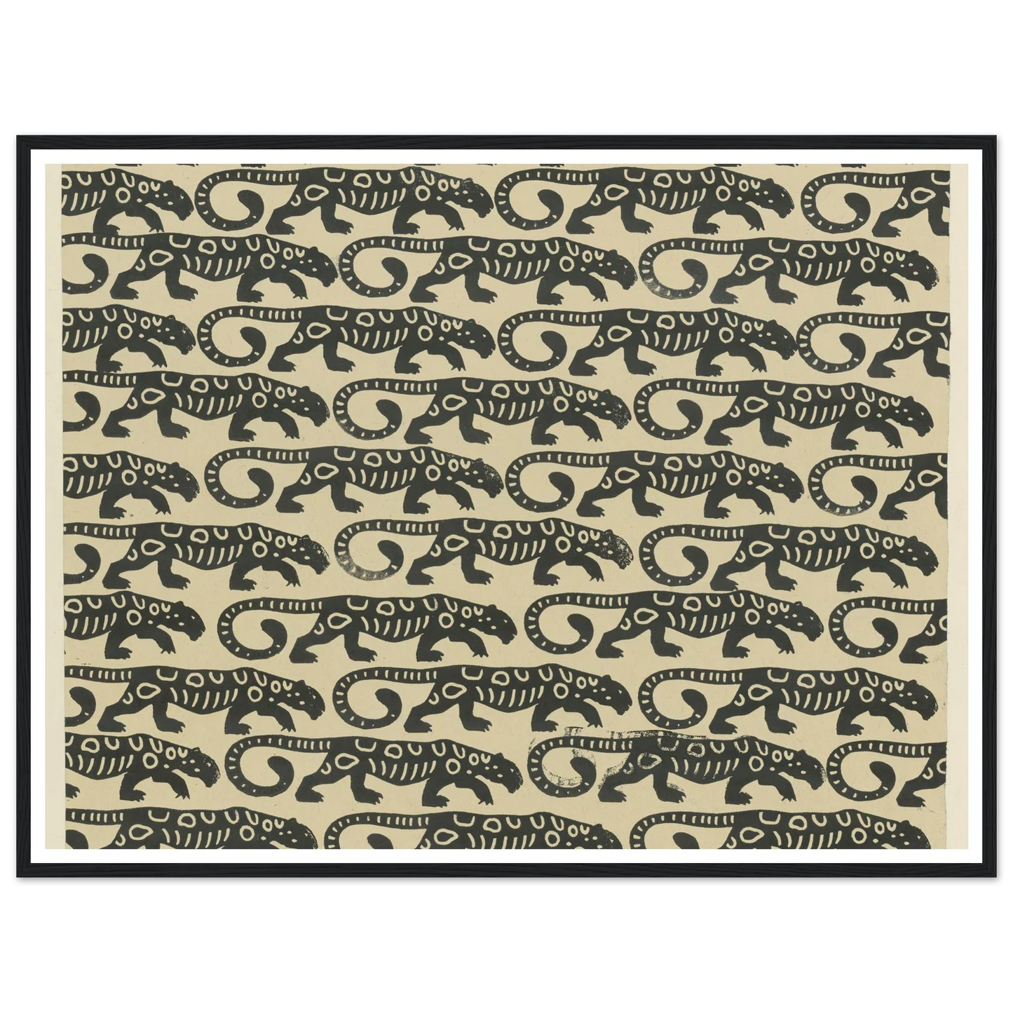 Buntpapier (Leoparden) (1902 - 1906) Art Print | Maria von Uchatius-Quipham Collections