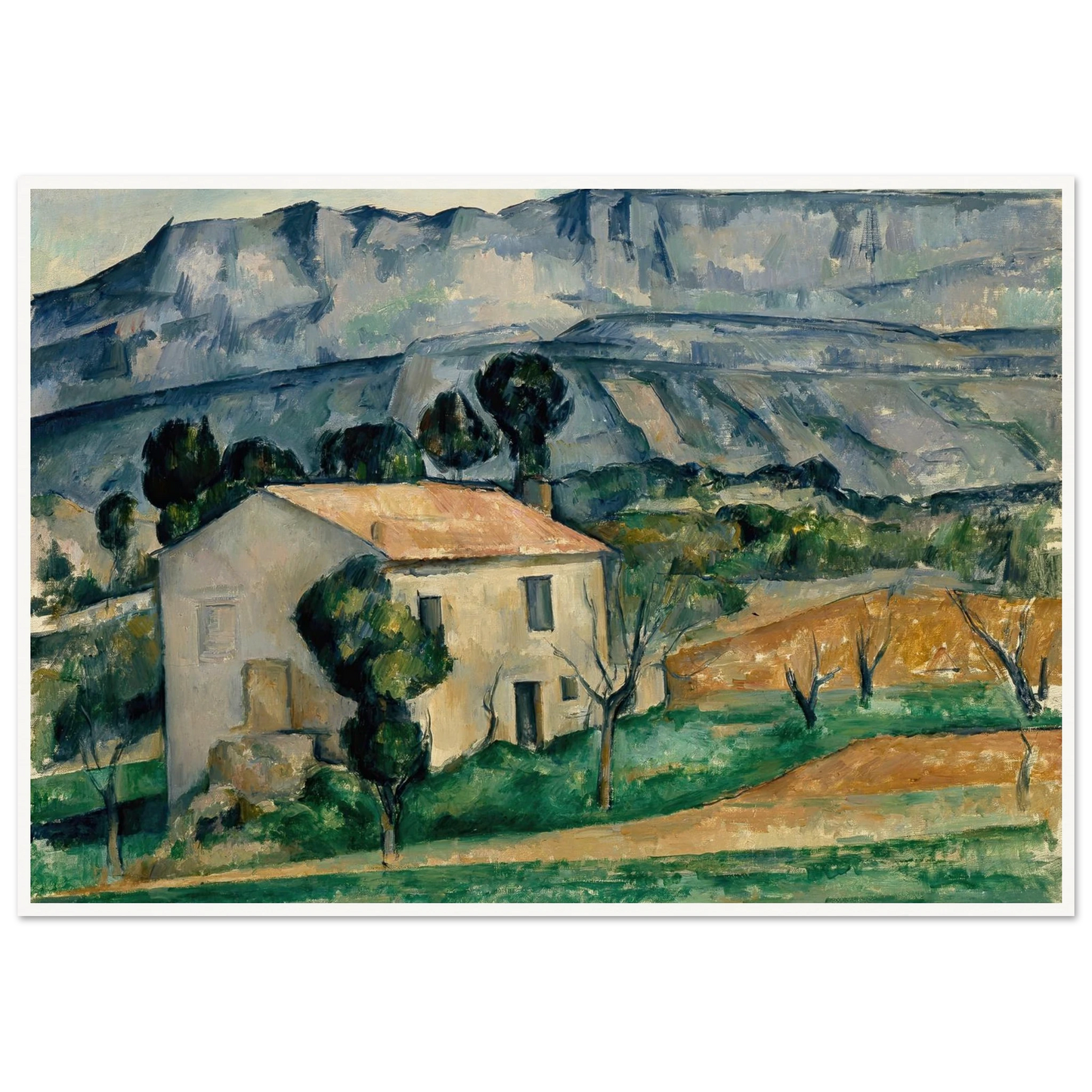 House in Provence (1885) Art Print | Paul Cezanne-Quipham Collections