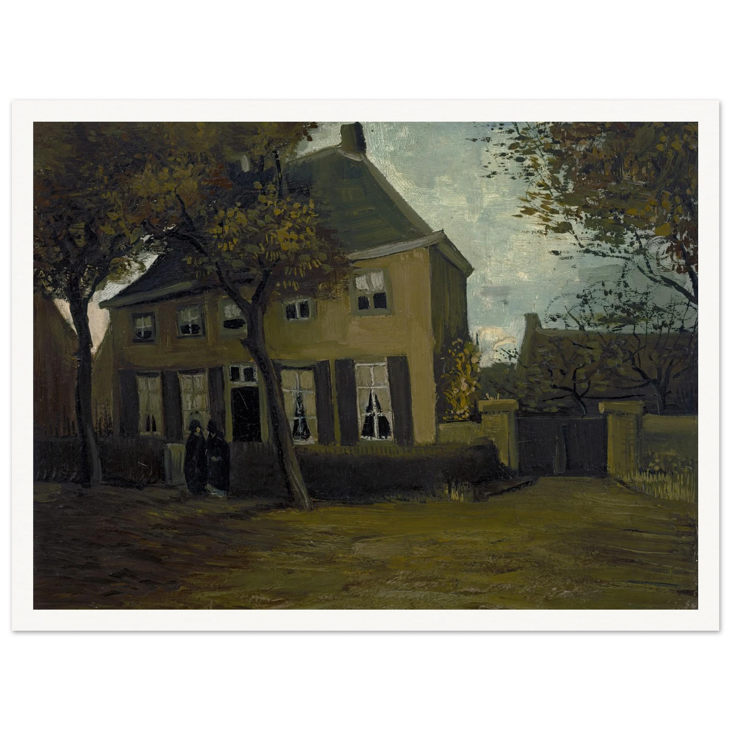 The vicarage at Nuenen (1885) Art Print | Vincent van Gogh-Quipham Collections