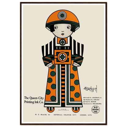 Queen City Ink, Ad. 02 (1890-1913) Art Print | Augustus Jansson-Quipham Collections