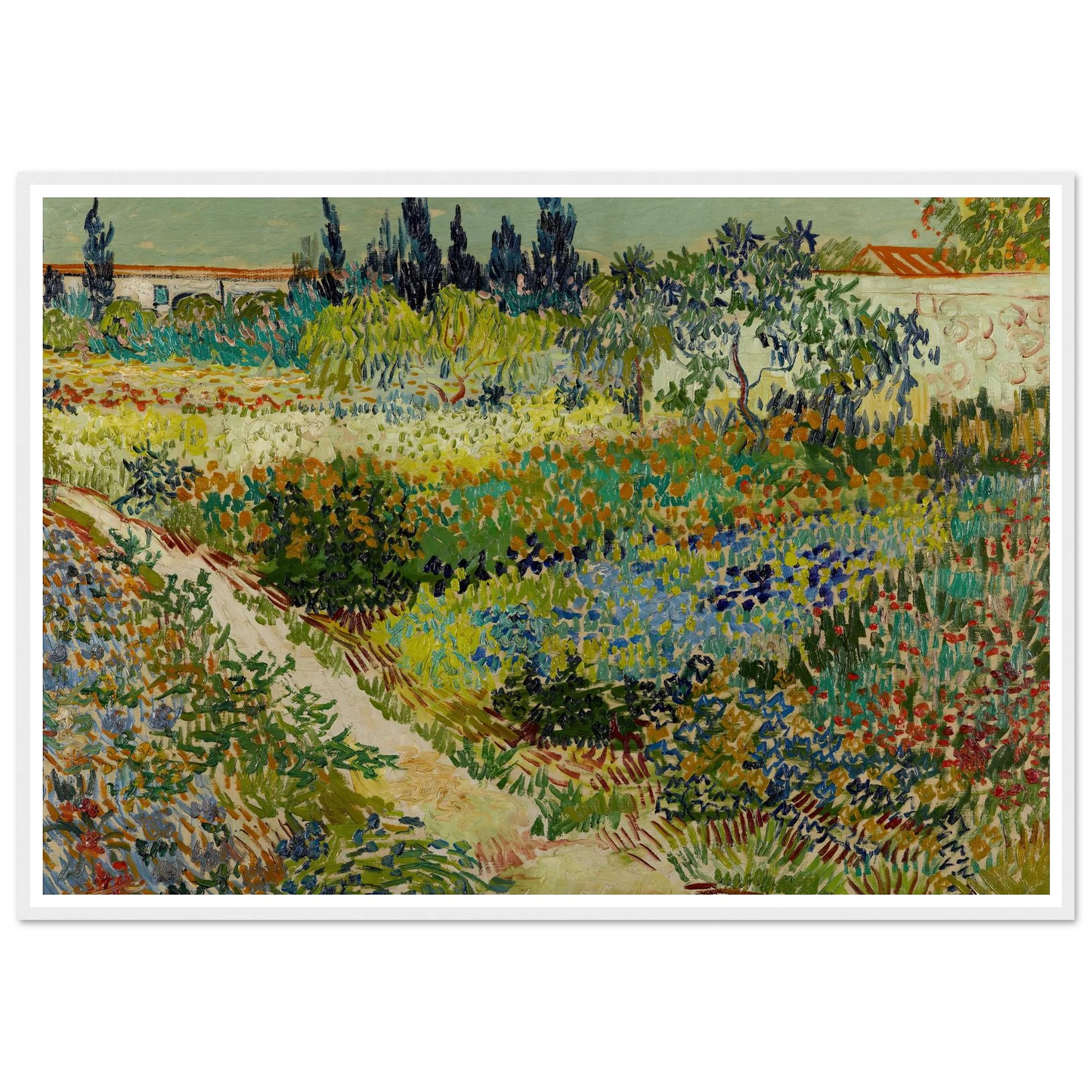 Garden at Arles Art Print | Vincent van Gogh-Quipham Collections