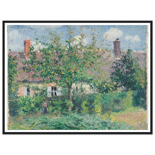 Peasant House at Éragny (1884) Art Print | Camille Pissarro-Quipham Collections