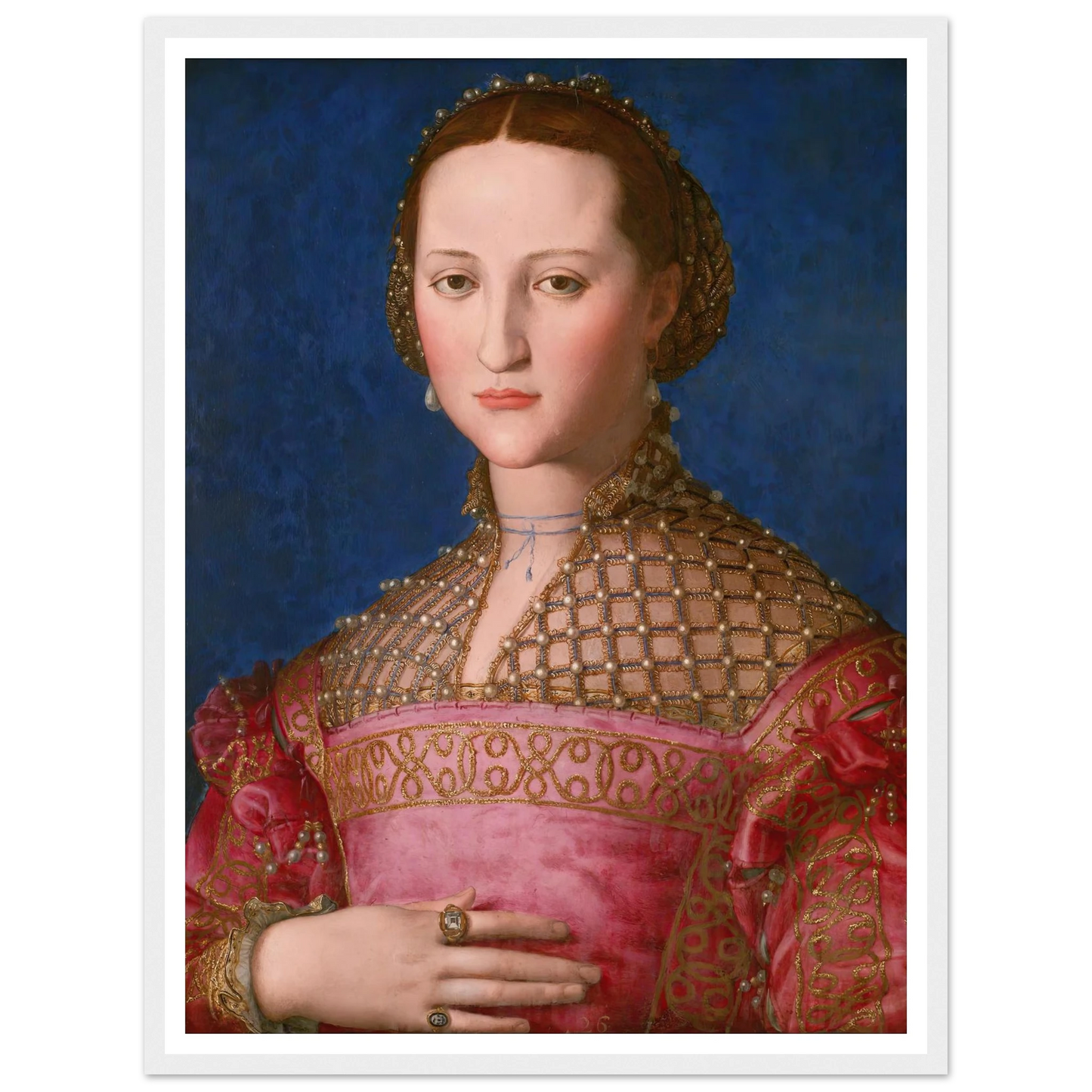 Eleonora Of Toledo (1543) Art Print | Agnolo Bronzino-Quipham Collections