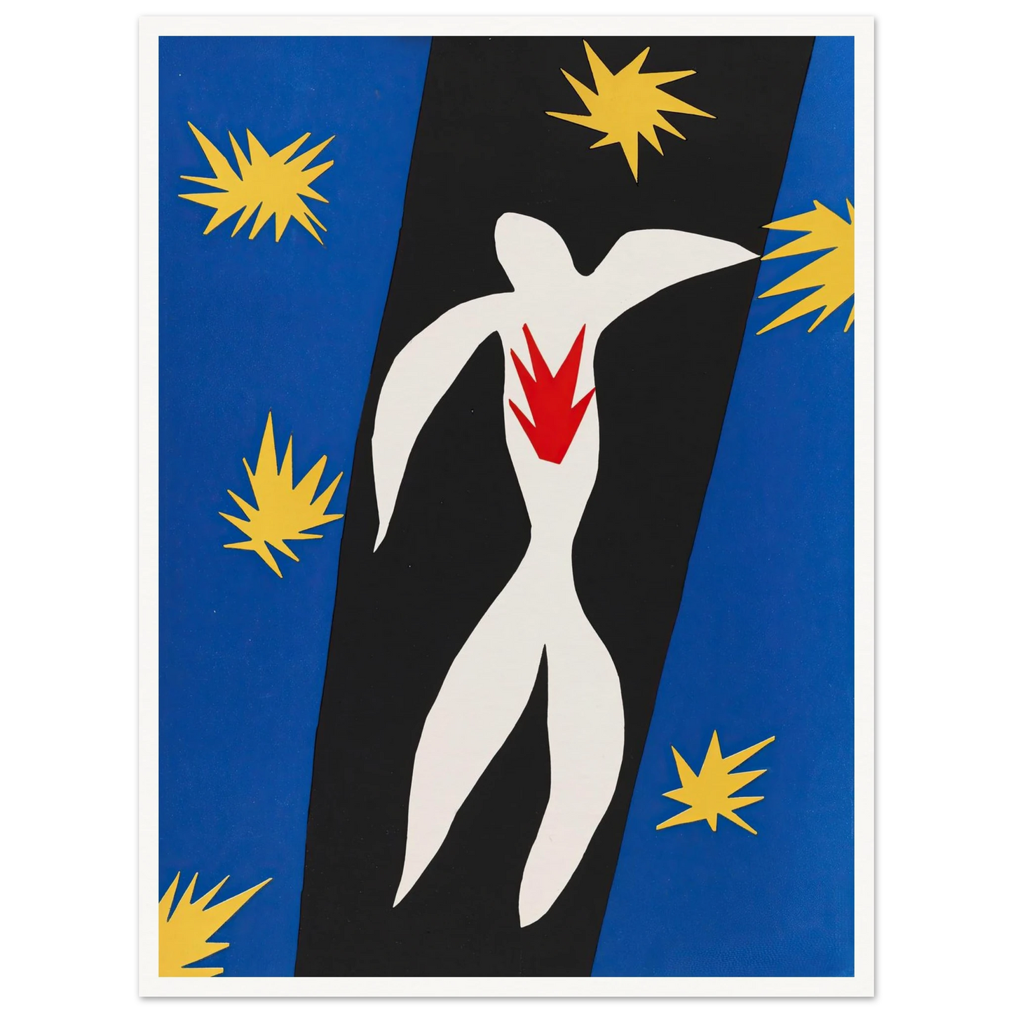 La Chute d´Icare (1943) Art Print | Henri Matisse-Quipham Collections