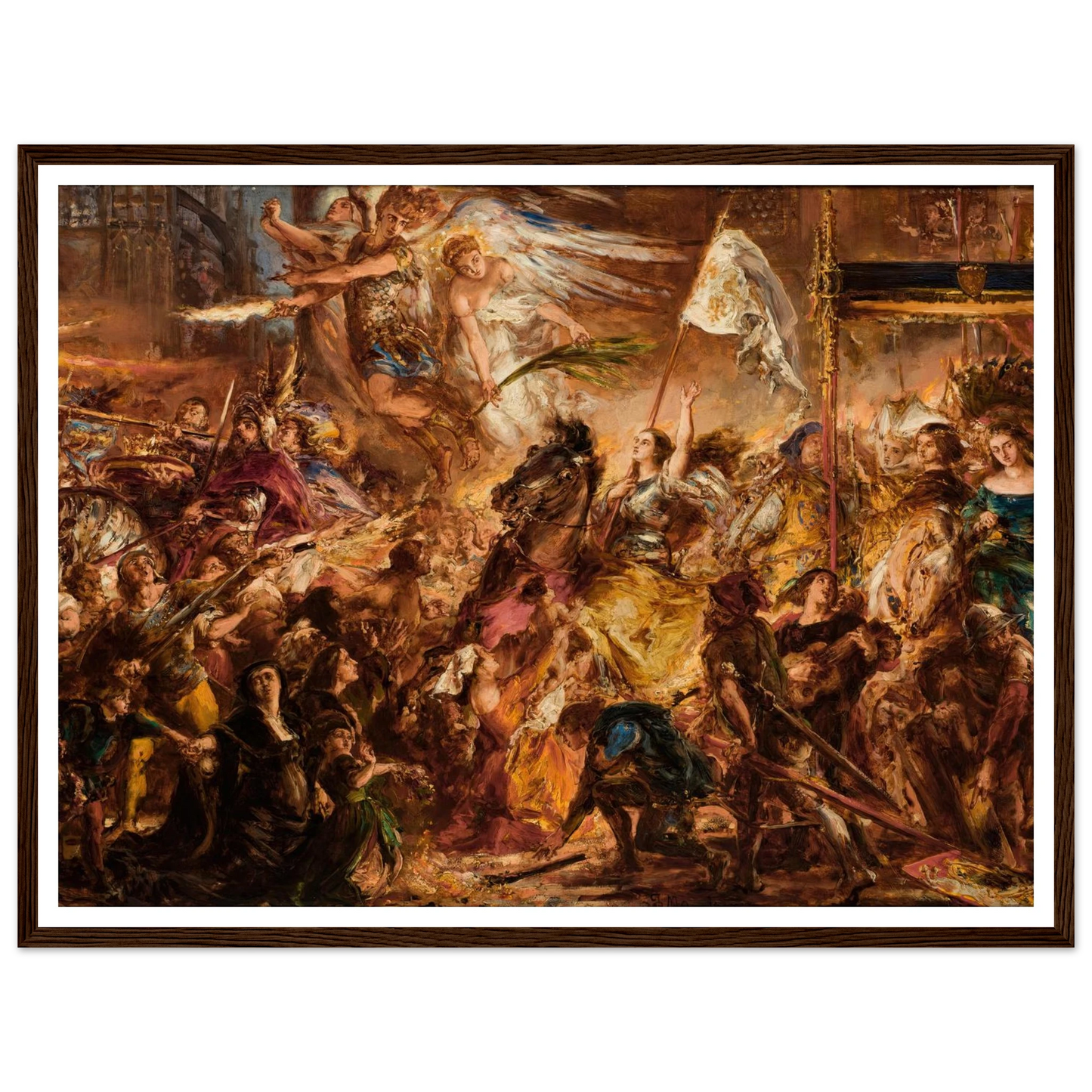 The Maid of Orleans (1883) Art Print | Jan Matejko-Quipham Collections