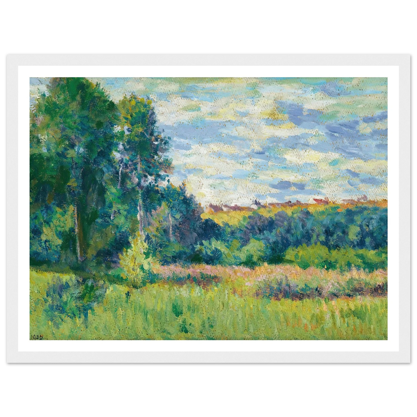Paysage (1903) Art Print | Maximilien Luce-Quipham Collections