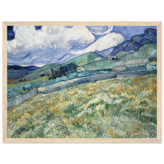 Landscape from Saint-Rémy (1889) Art Print | Vincent van Gogh-Quipham Collections