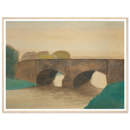 Brug (1930) Art Print | Leon Spilliaert-Quipham Collections