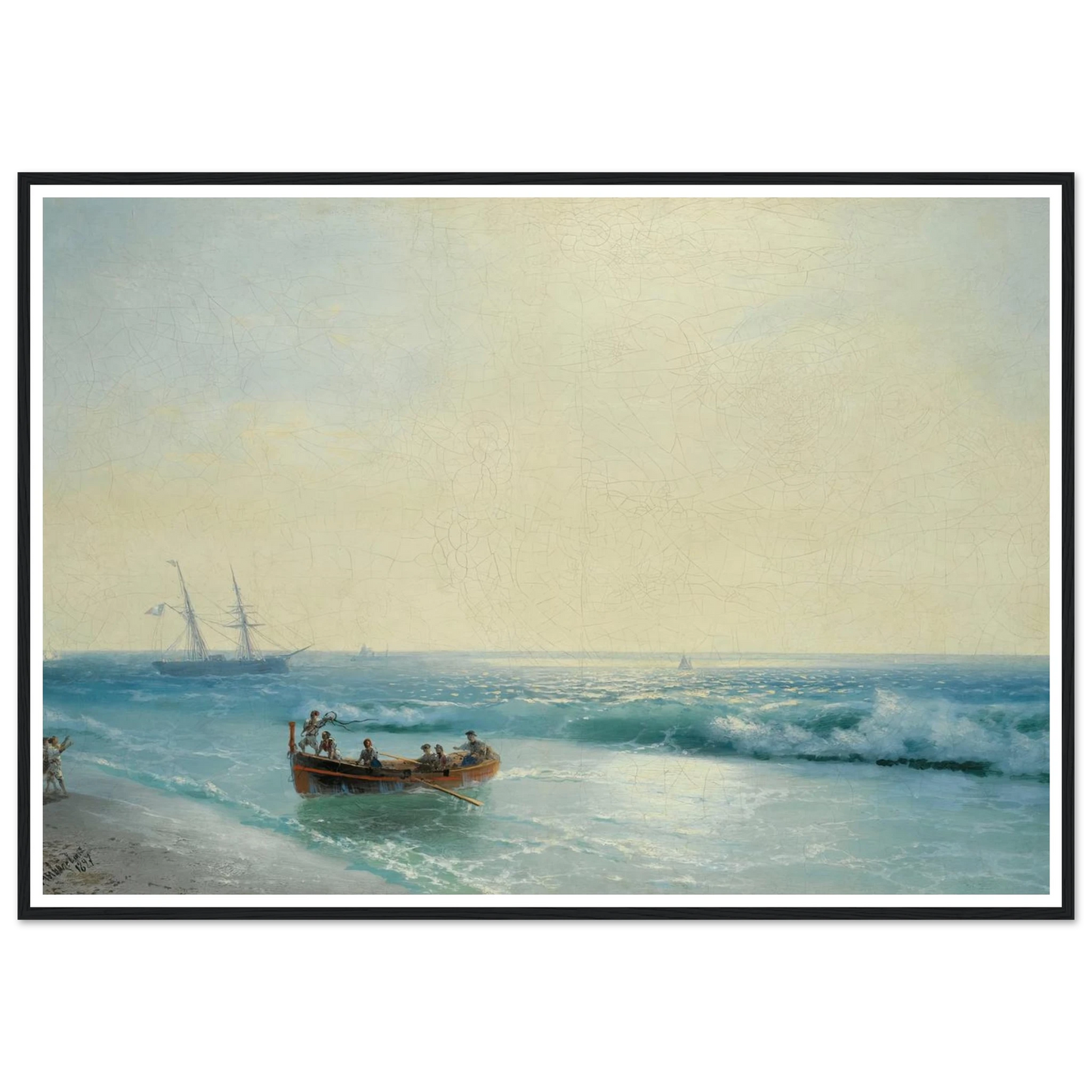 Sailors Coming Ashore (1897) Art Print | Ivan Konstantinovich Aivazovsky-Quipham Collections