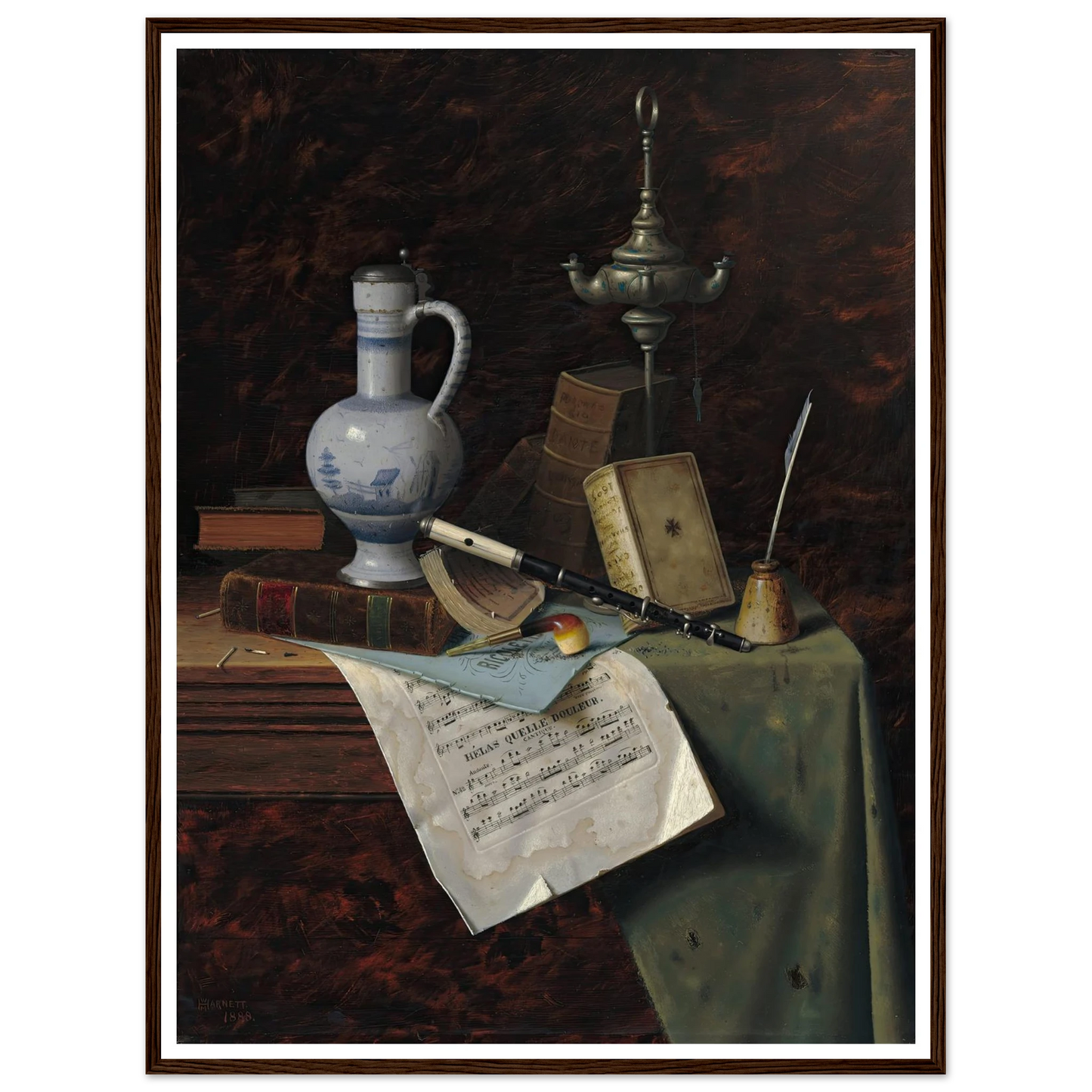 My Gems (1888) Art Print | William Michael Harnett-Quipham Collections