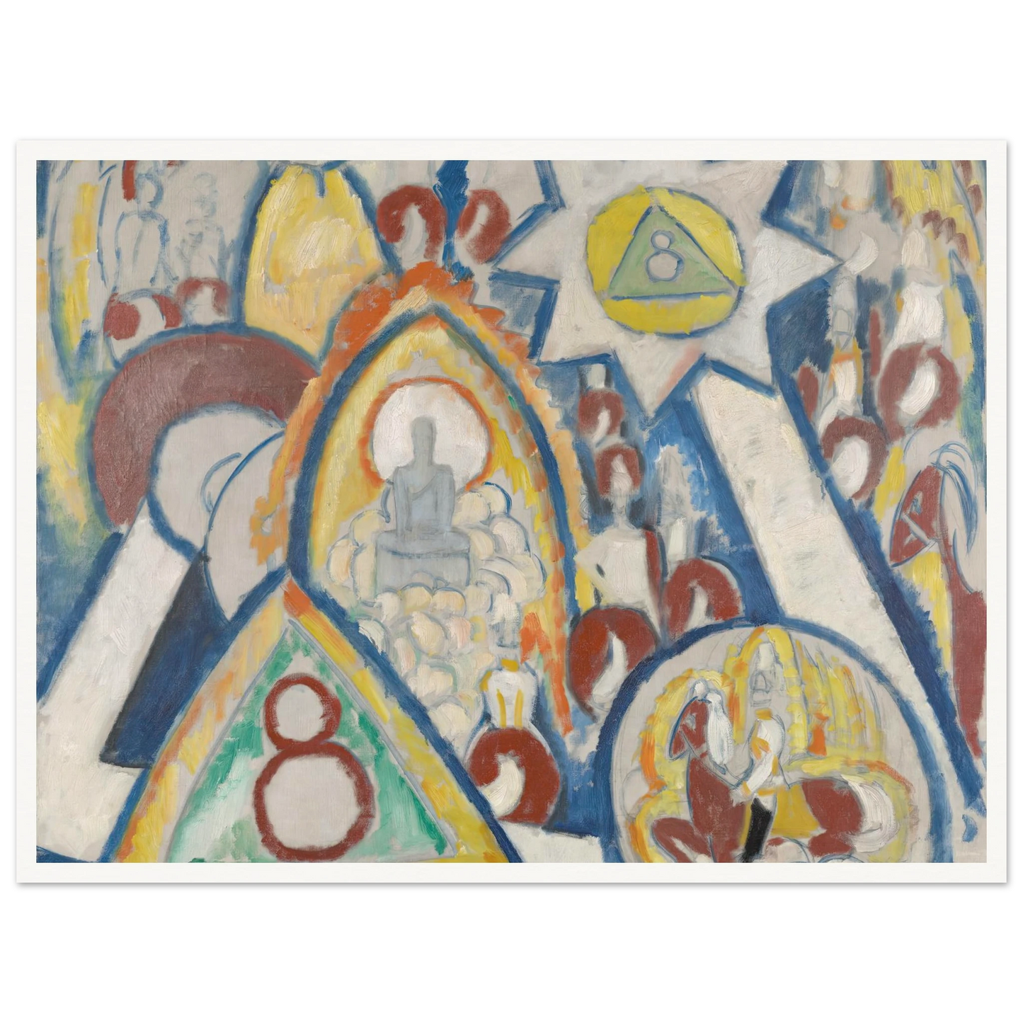 Portrait of Berlin (1913) Art Print | Marsden Hartley-Quipham Collections
