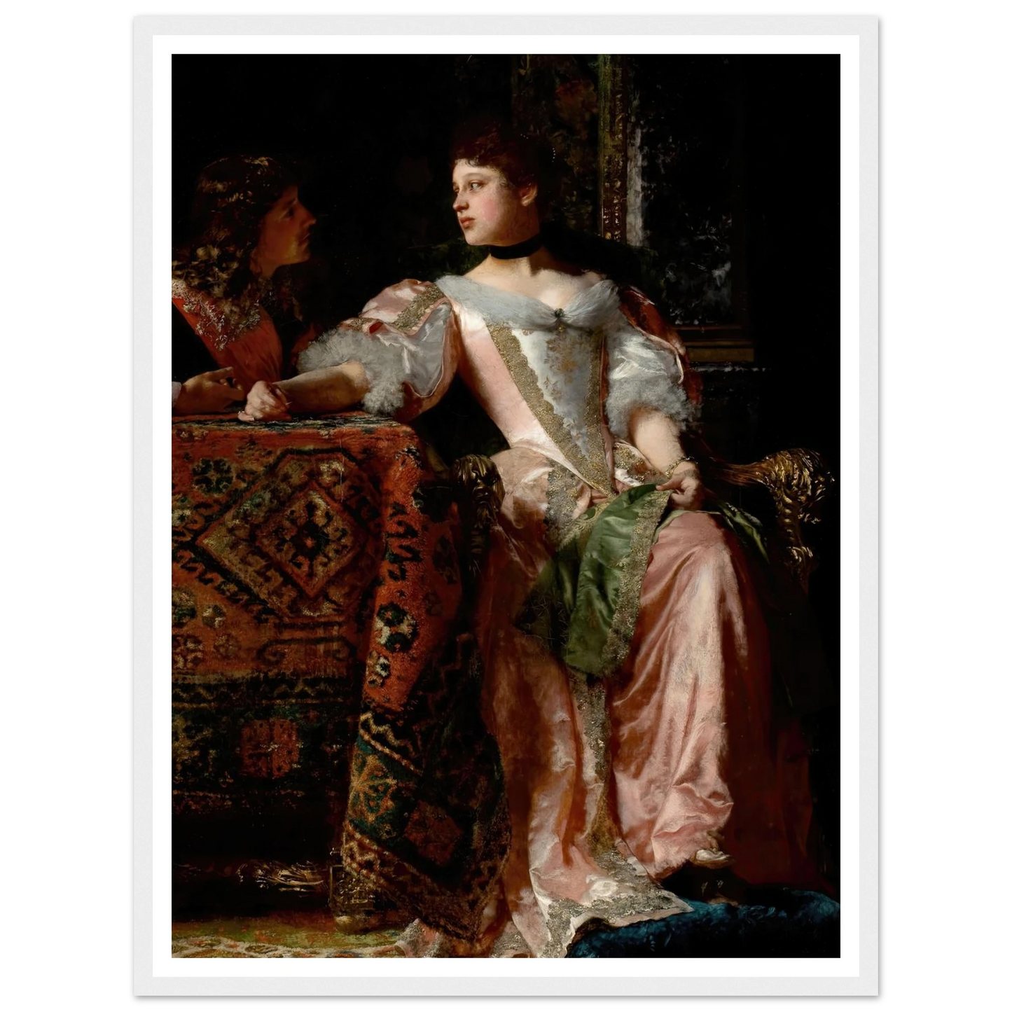 The Proposal (1891) Art Print | Wladyslaw Czachorski-Quipham Collections