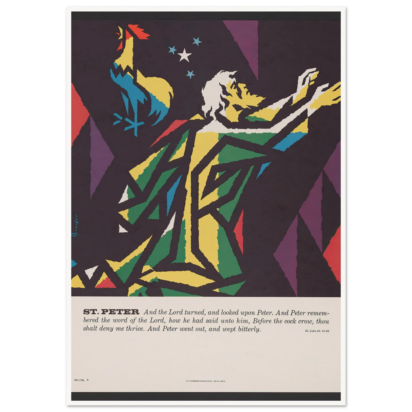 St. Peter (1962) Art Print | Joseph Binder-Quipham Collections
