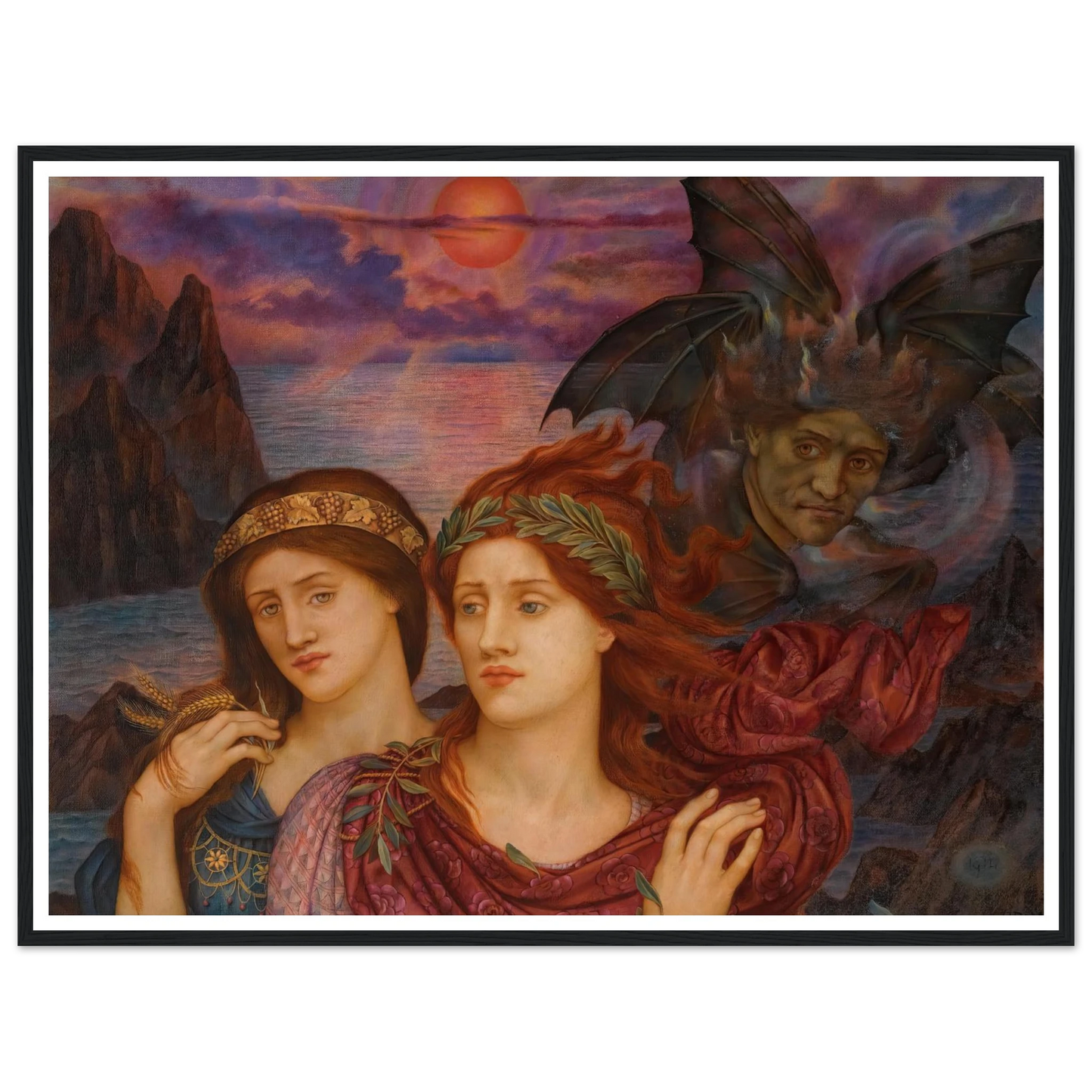 The Vision (1914) Art Print | Evelyn de Morgan-Quipham Collections