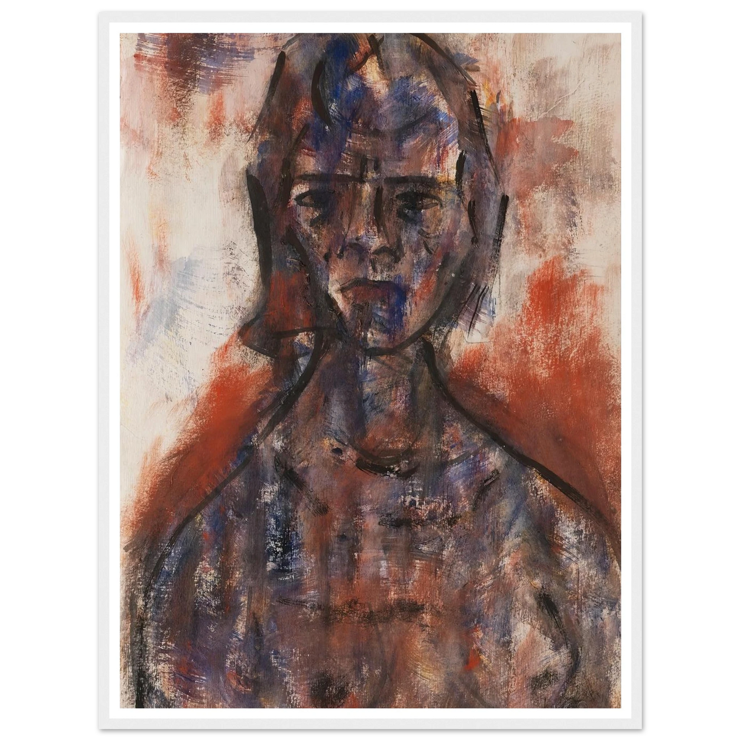 Aktstudie (1920) Art Print | Christian Rohlfs-Quipham Collections