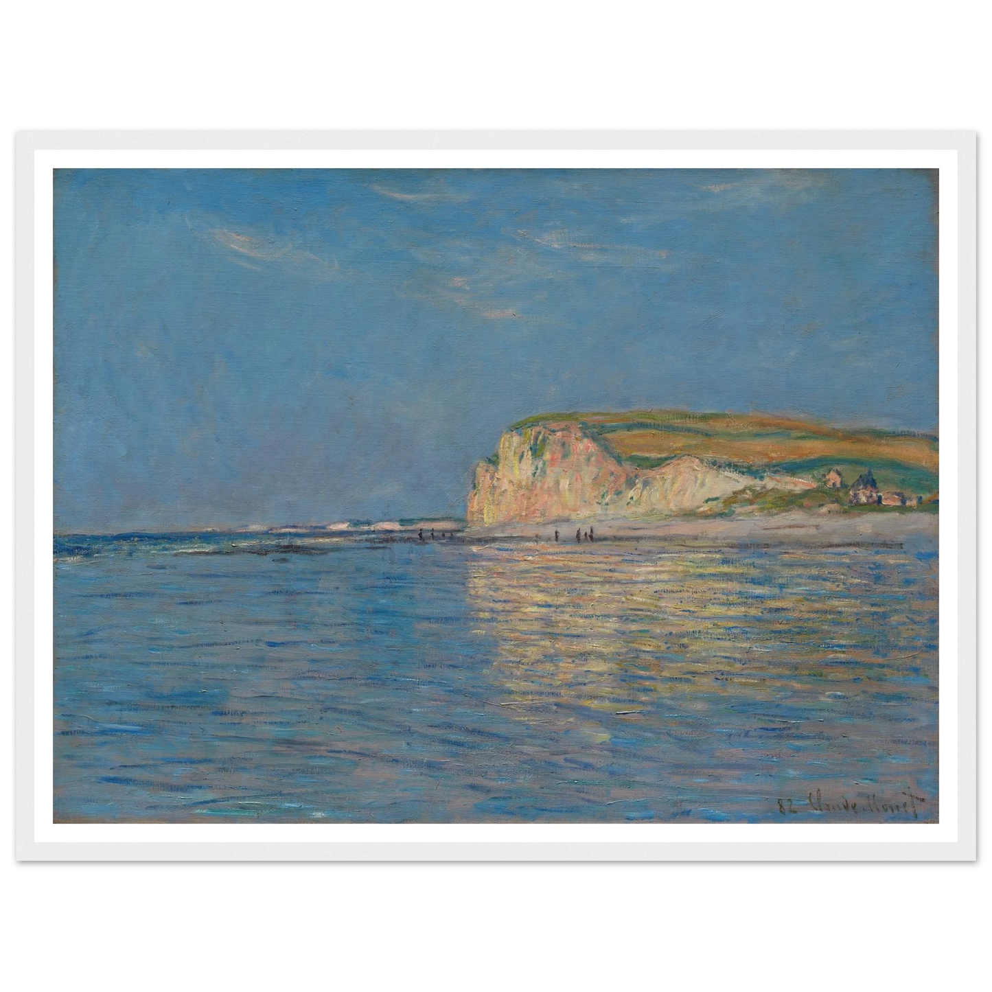 Low Tide at Pourville, near Dieppe, 1882 (1882) Art Print | Claude Monet-Quipham Collections