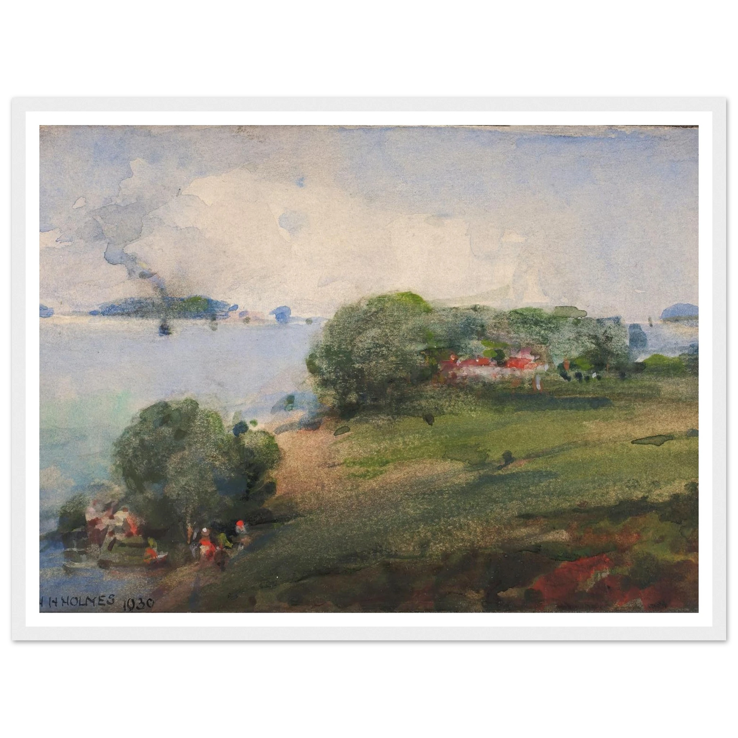 View On The Potomac (1930) Art Print | William Henry Holmes-Quipham Collections