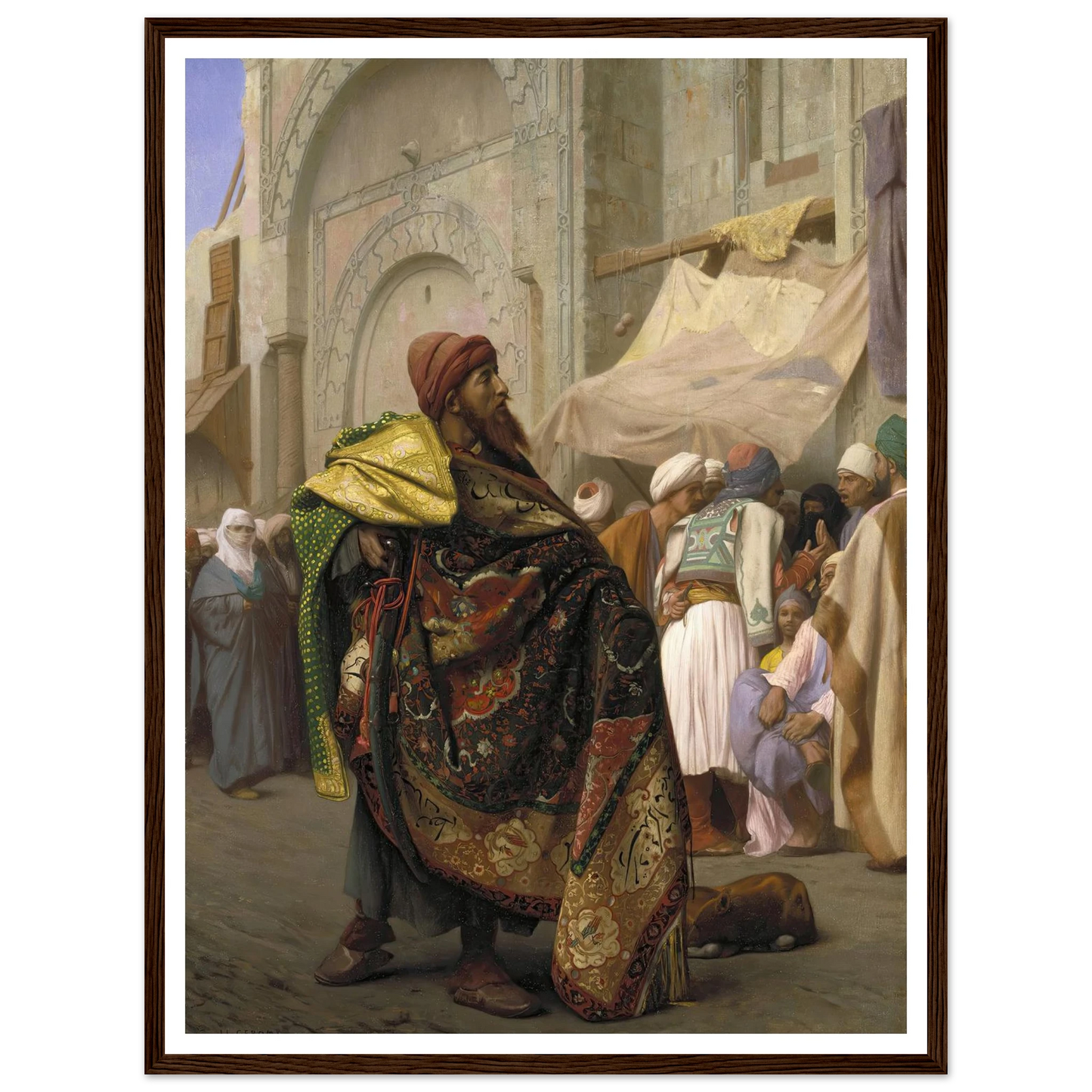 The Carpet Merchant Of Cairo (1869) Art Print | Jean Leon Gerome-Quipham Collections