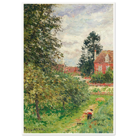 La Maison Des Anglais, Éragny (circa 1902) Art Print | Camille Pissarro-Quipham Collections