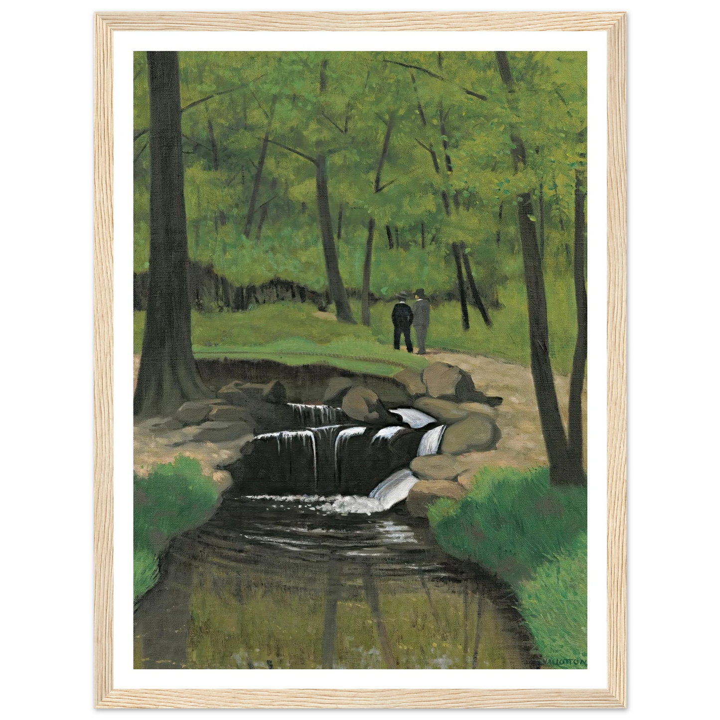 The Woods Of Boulogne (1921) Art Print | Felix Vallotton-Quipham Collections