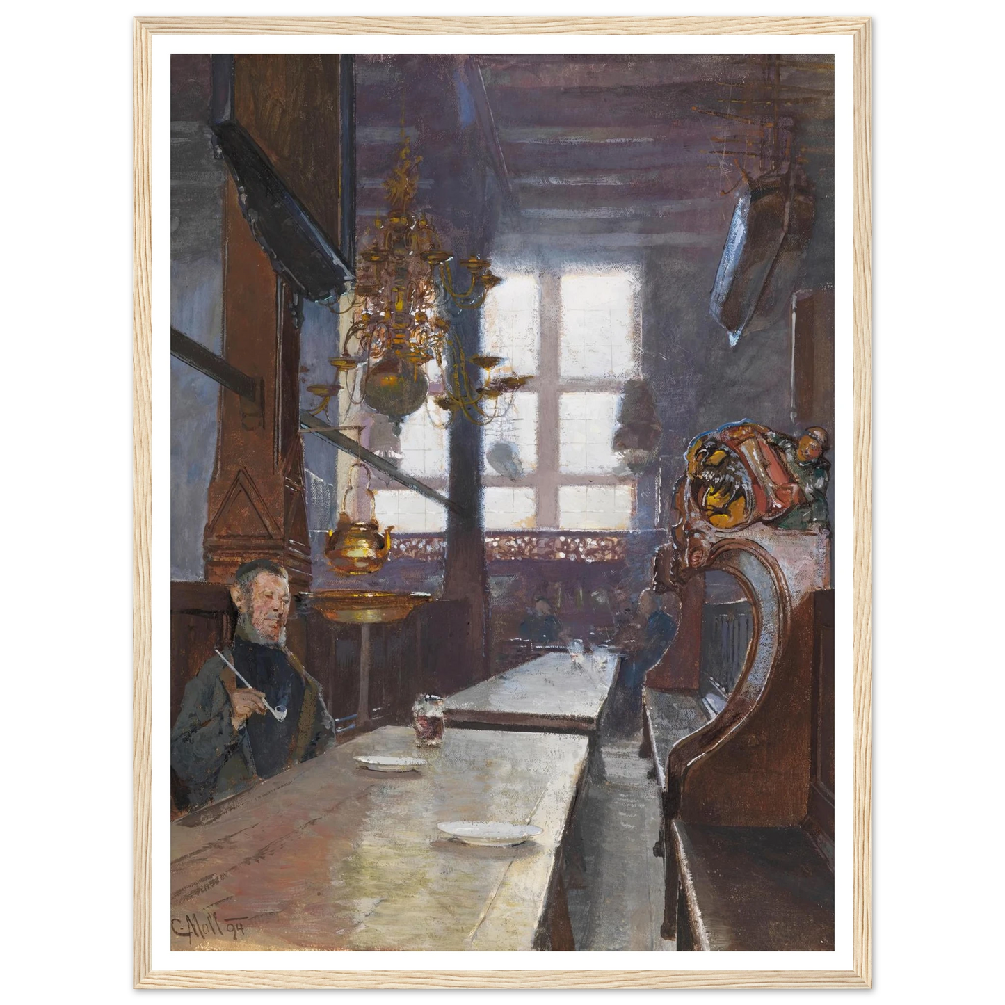 Schifferhaus in Lübeck (1894) Art Print | Carl Moll-Quipham Collections