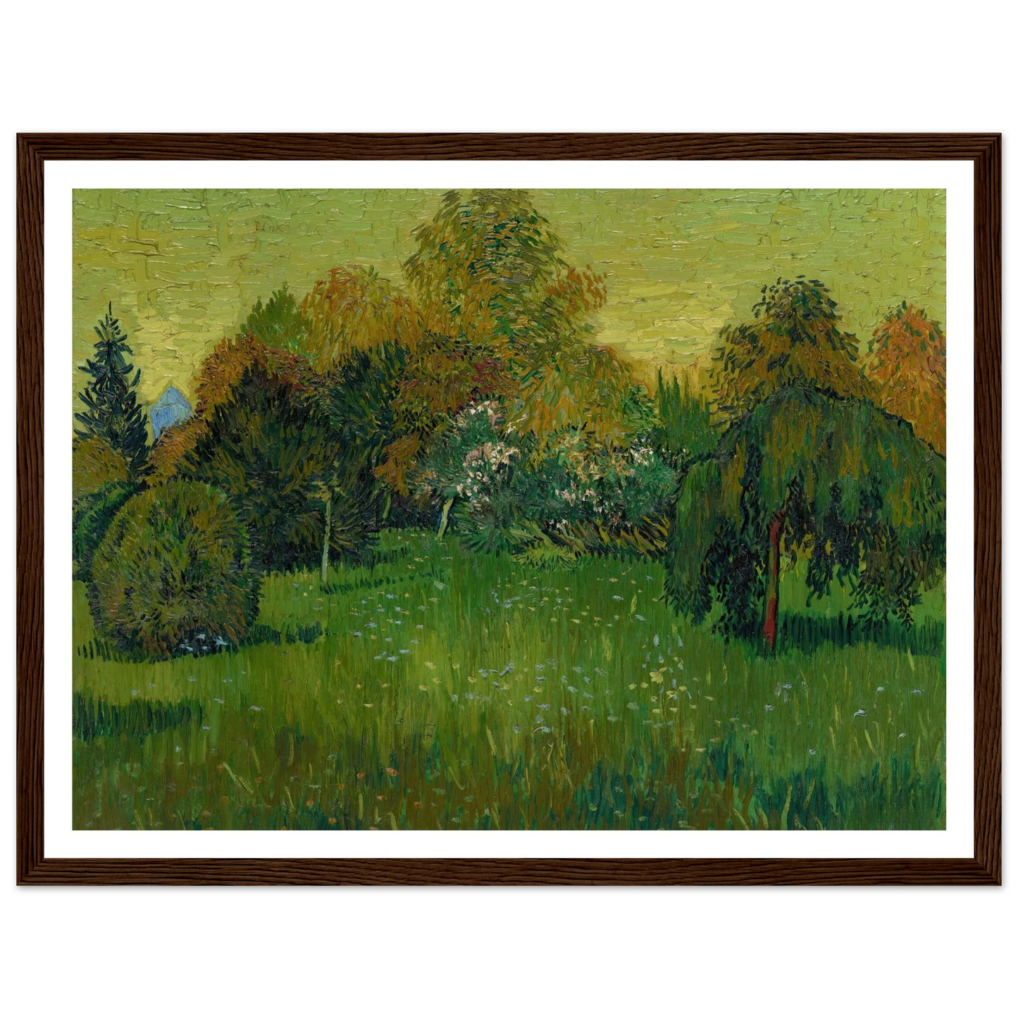 The Poet’s Garden (1888) Art Print | Vincent van Gogh-Quipham Collections