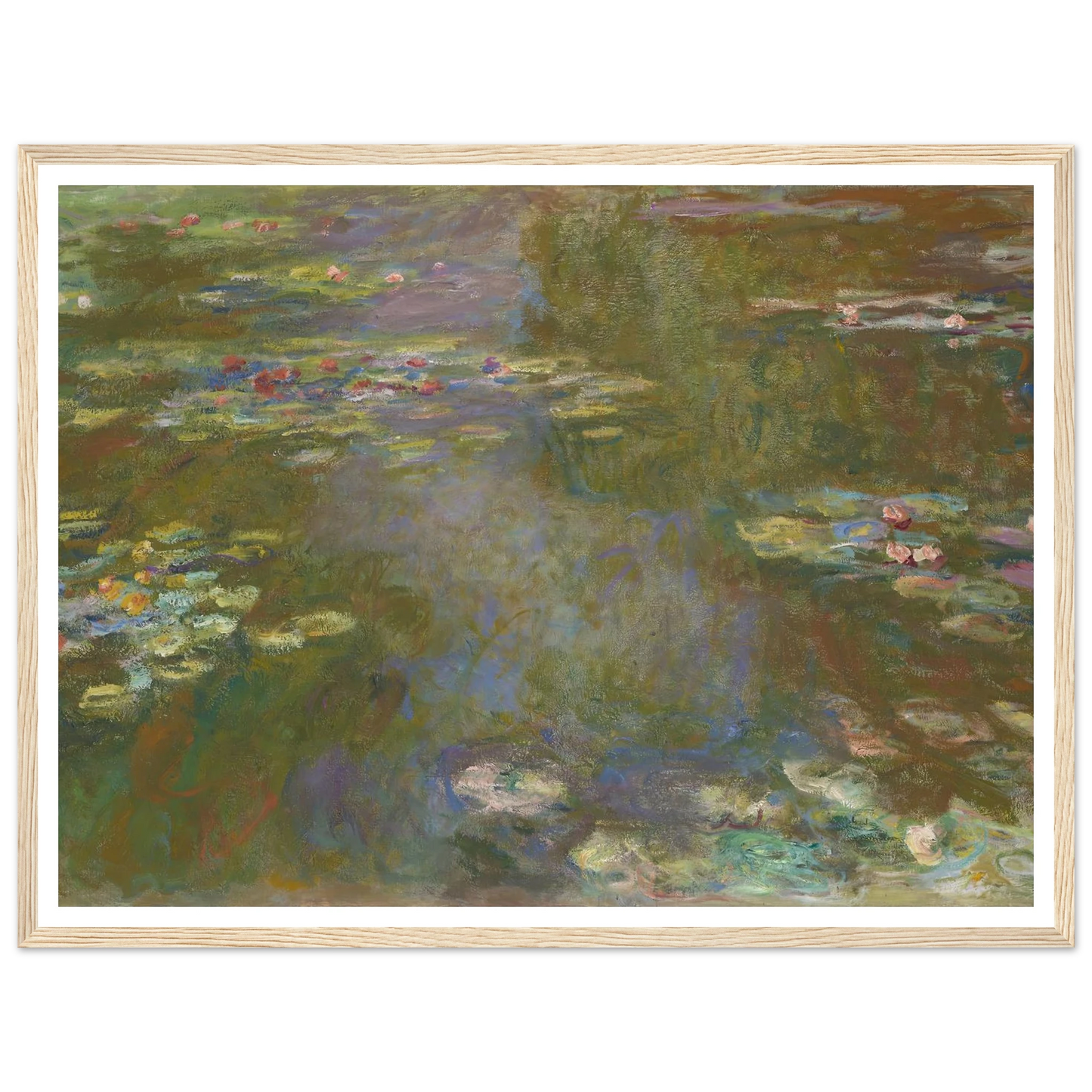 Water Lily Pond (1917-19) Art Print | Claude Monet-Quipham Collections