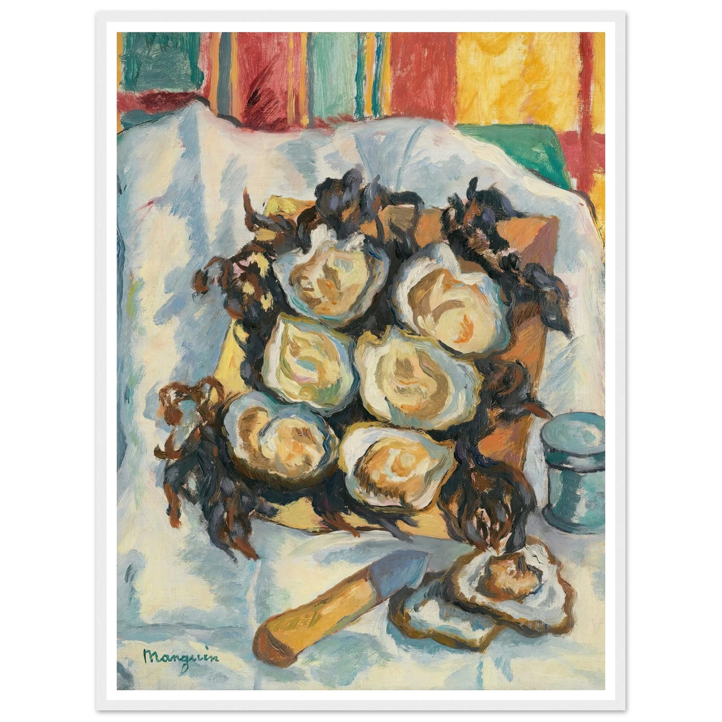 Les Huîtres De Belon Art Print | Henri Manguin-Quipham Collections
