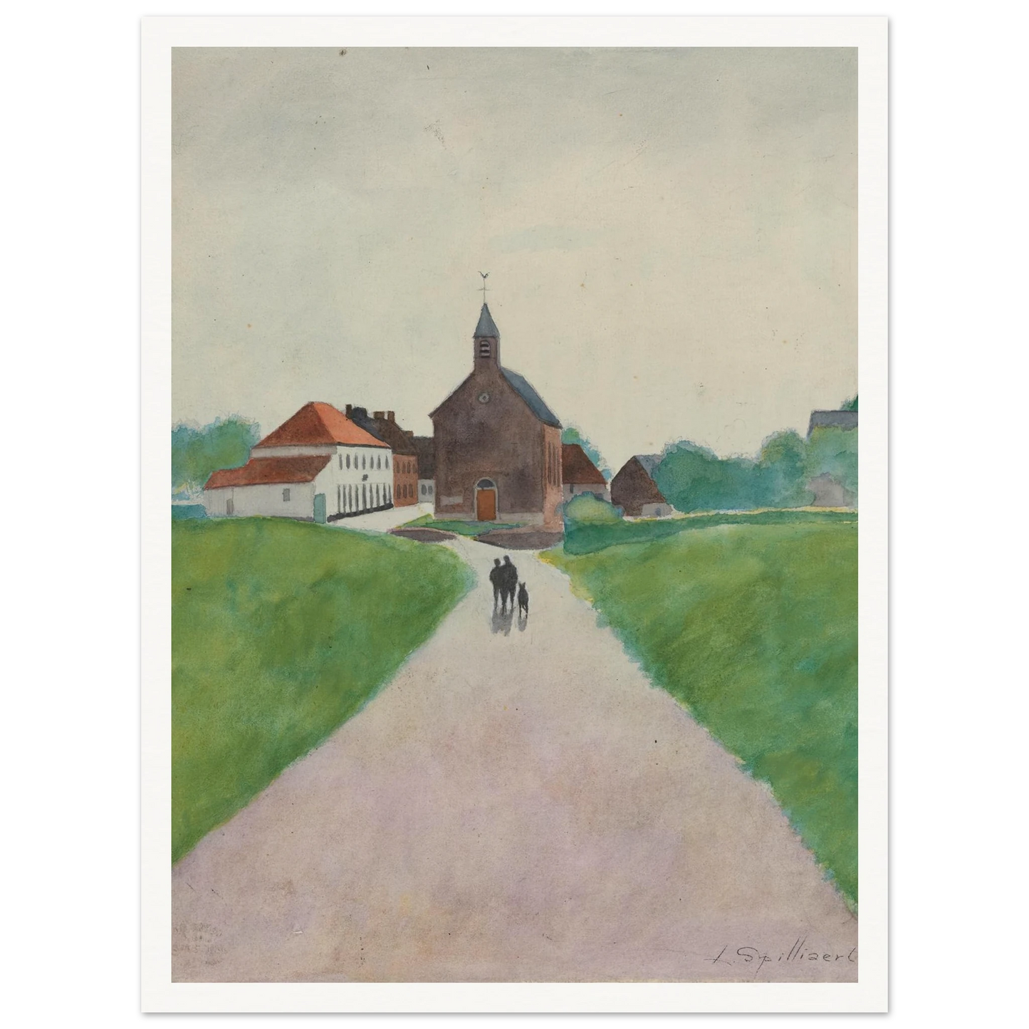 Au temps que Nanette était perdue pl. 4 (1931) Art Print | Leon Spilliaert-Quipham Collections
