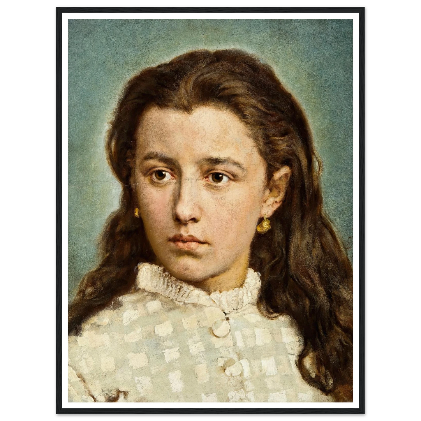 Portrait of Maria Levittoux (1872) Art Print | Jan Matejko-Quipham Collections