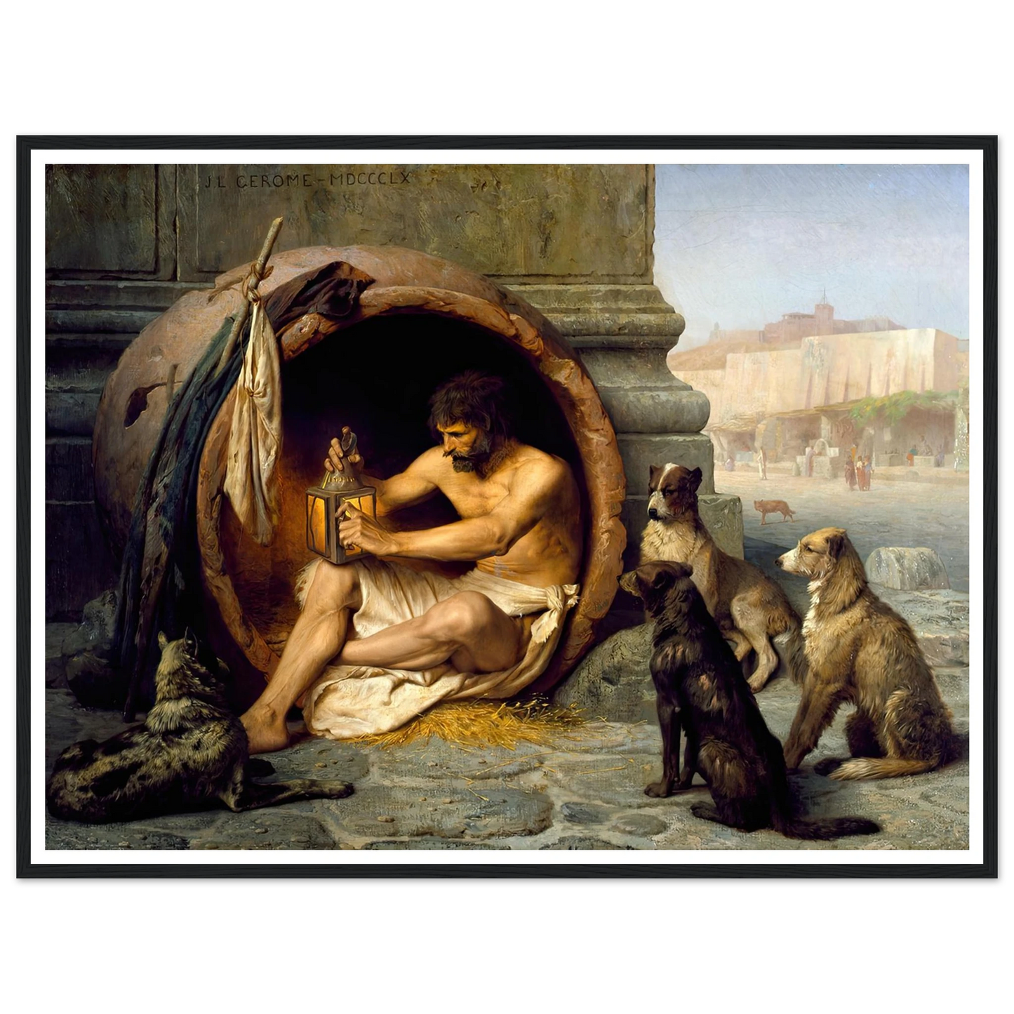 Diogenes (1860) Art Print | Jean Leon Gerome-Quipham Collections