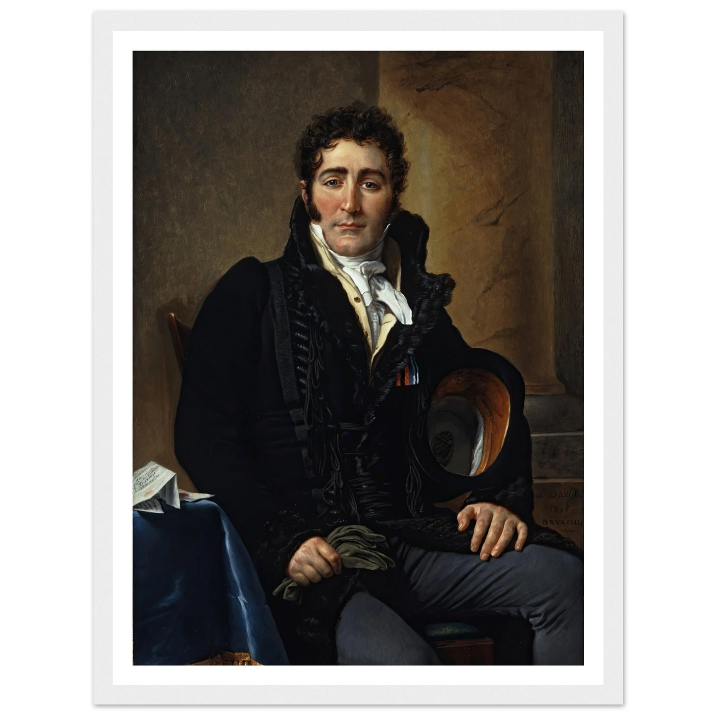 Portrait of the Comte de Turenne (1816) Art Print | Jacques Louis David-Quipham Collections