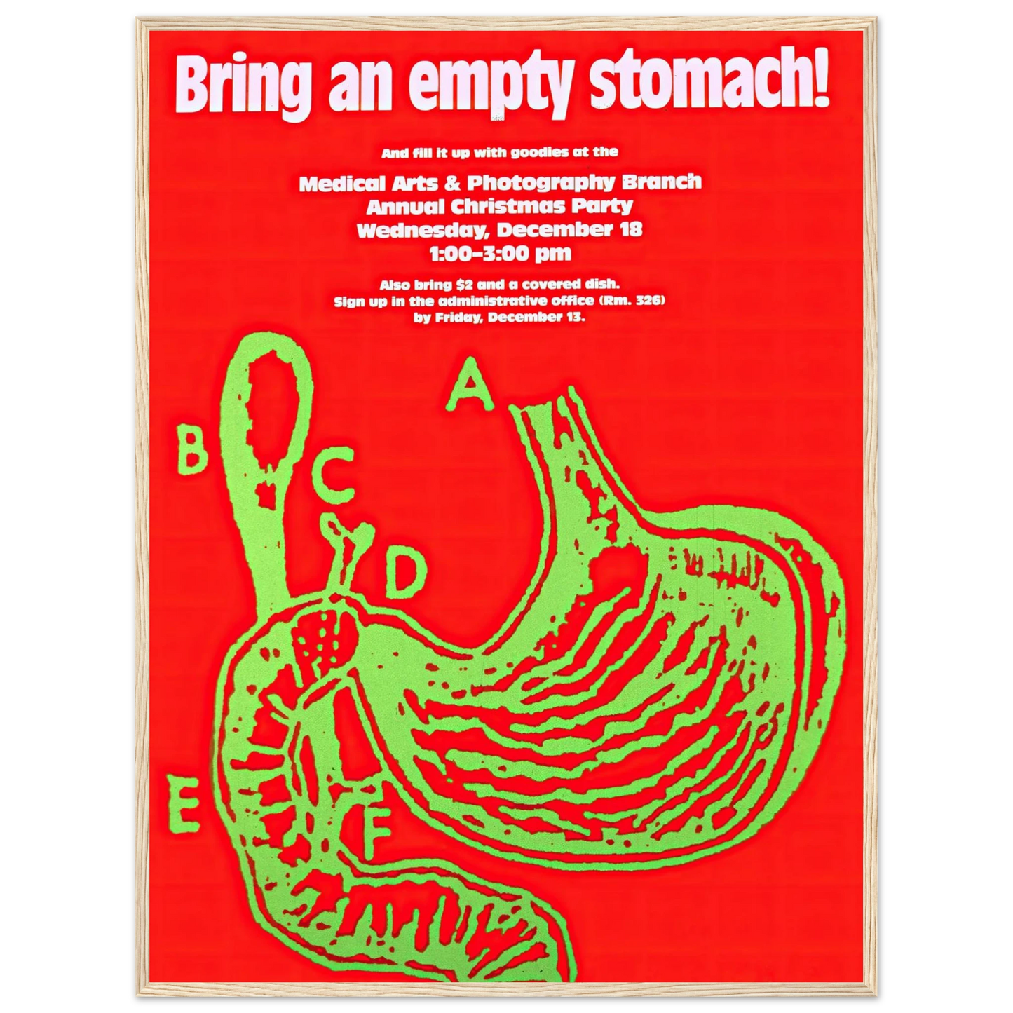 Bring an empty stomach! Art Print | National Institutes of Health-Quipham Collections