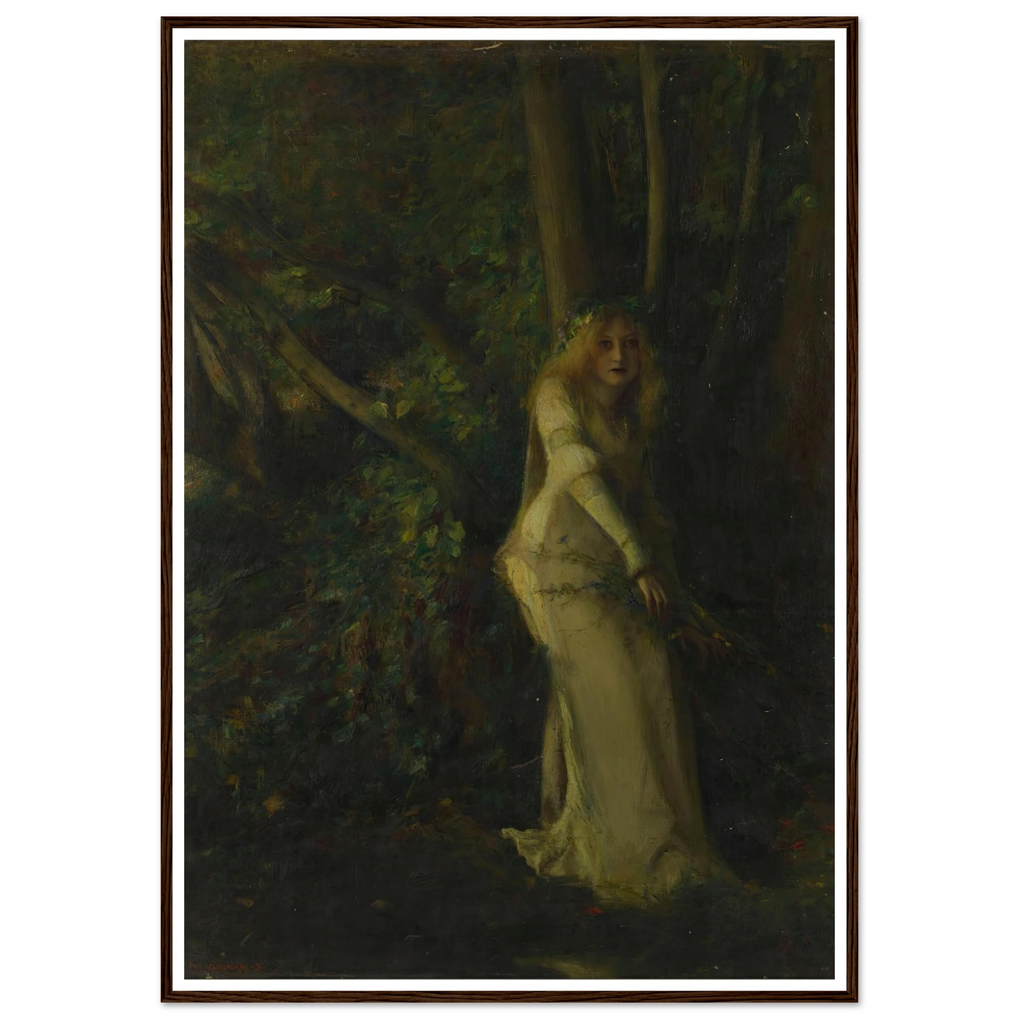 A Young Woman in the Play Art Print | Pascal Adolphe Jean Dagnan Bouveret-Quipham Collections