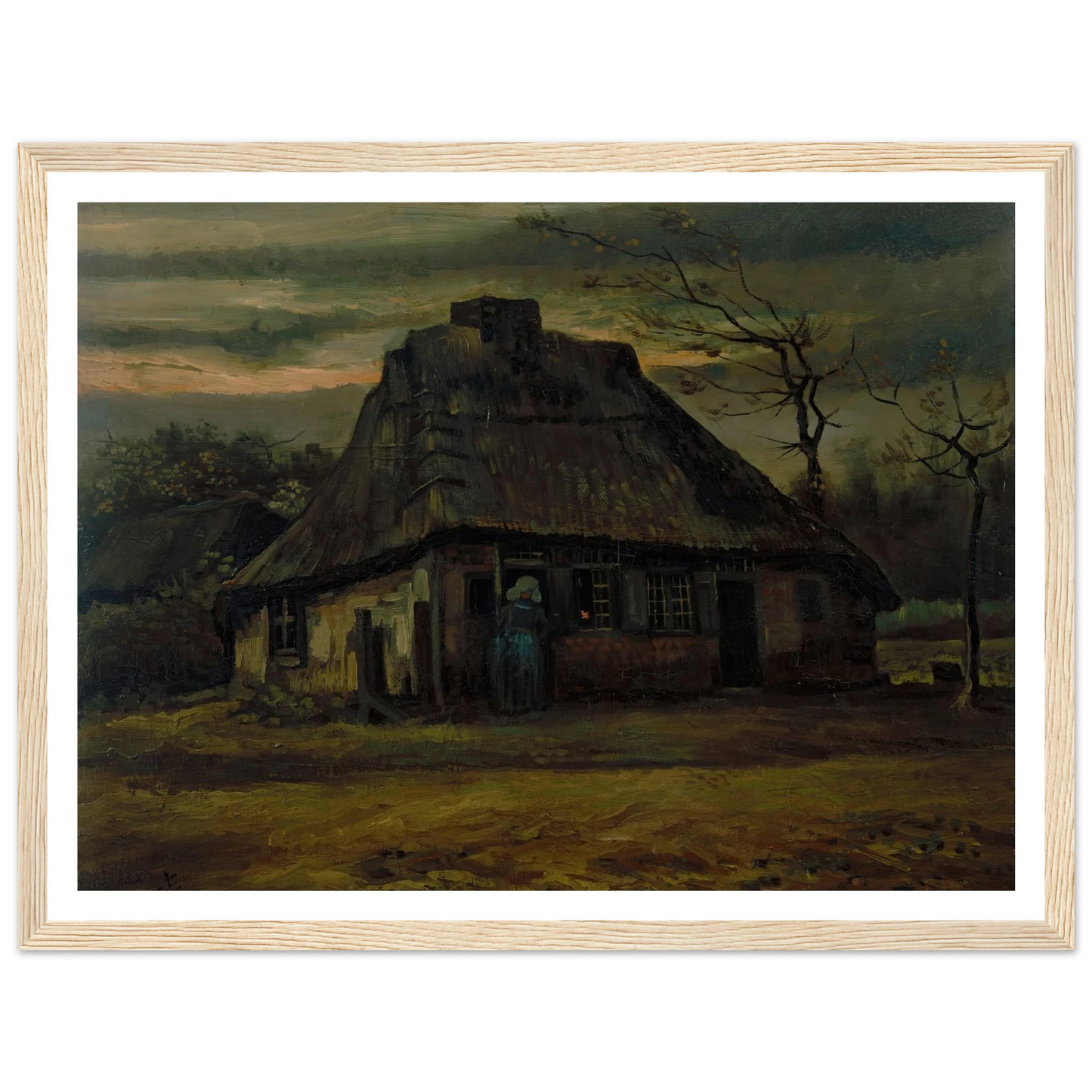 The cottage (1885) Art Print | Vincent van Gogh-Quipham Collections