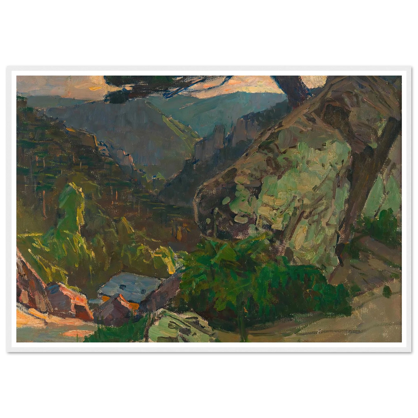 Blick in die Klausen bei Mödling (1942) Art Print | Carl Moll-Quipham Collections