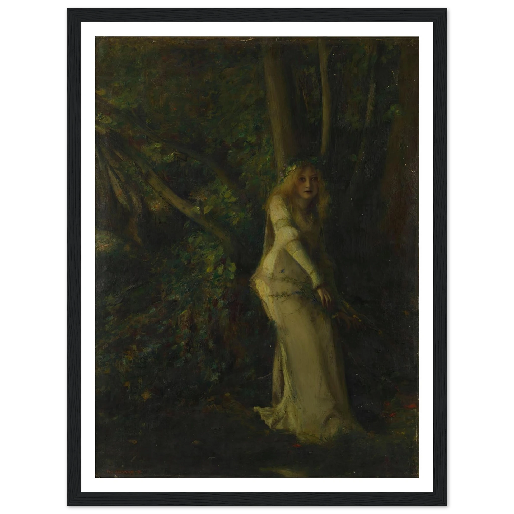 A Young Woman in the Play Art Print | Pascal Adolphe Jean Dagnan Bouveret-Quipham Collections