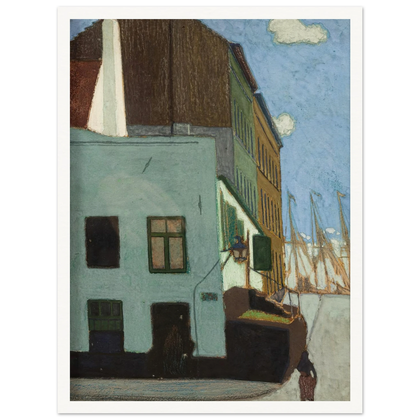 De Preekstoel, Ostende (circa 1911-1913) Art Print | Leon Spilliaert-Quipham Collections