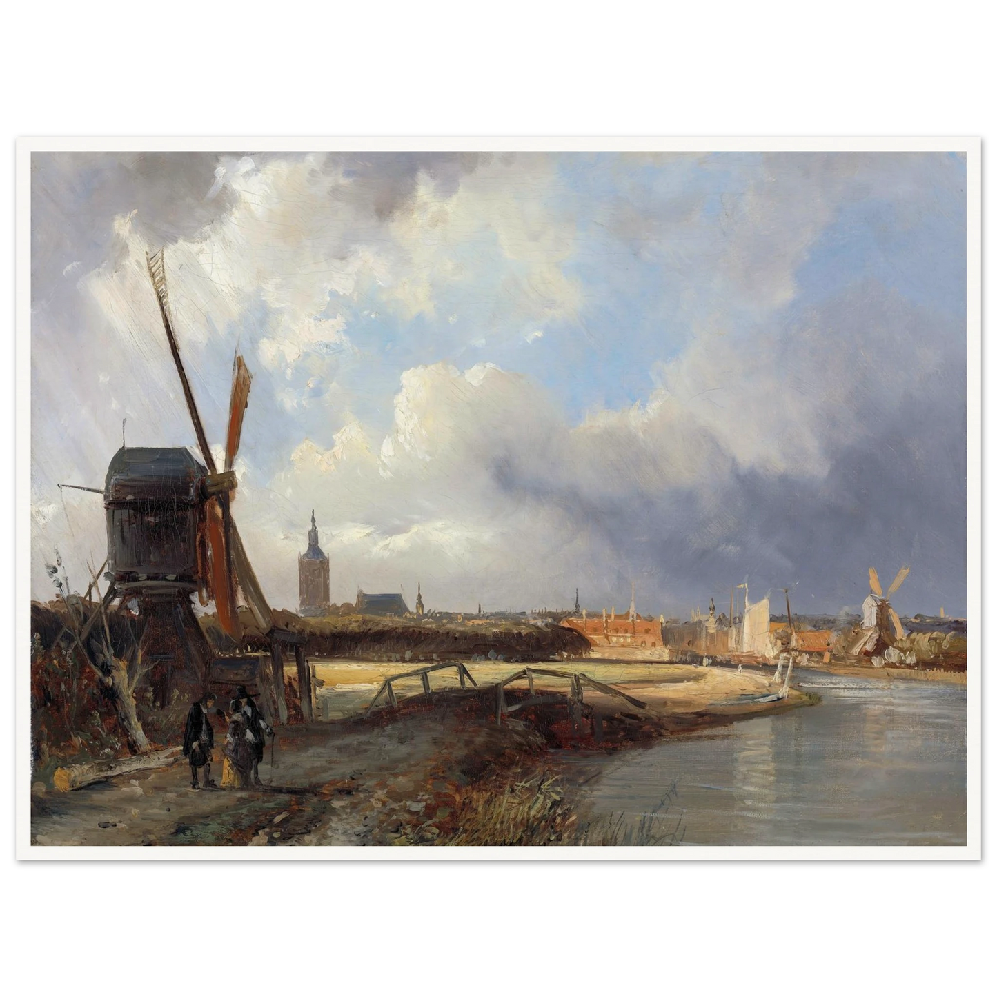 View of The Hague (c. 1850 - c. 1852) Art Print | Cornelis Springer-Quipham Collections