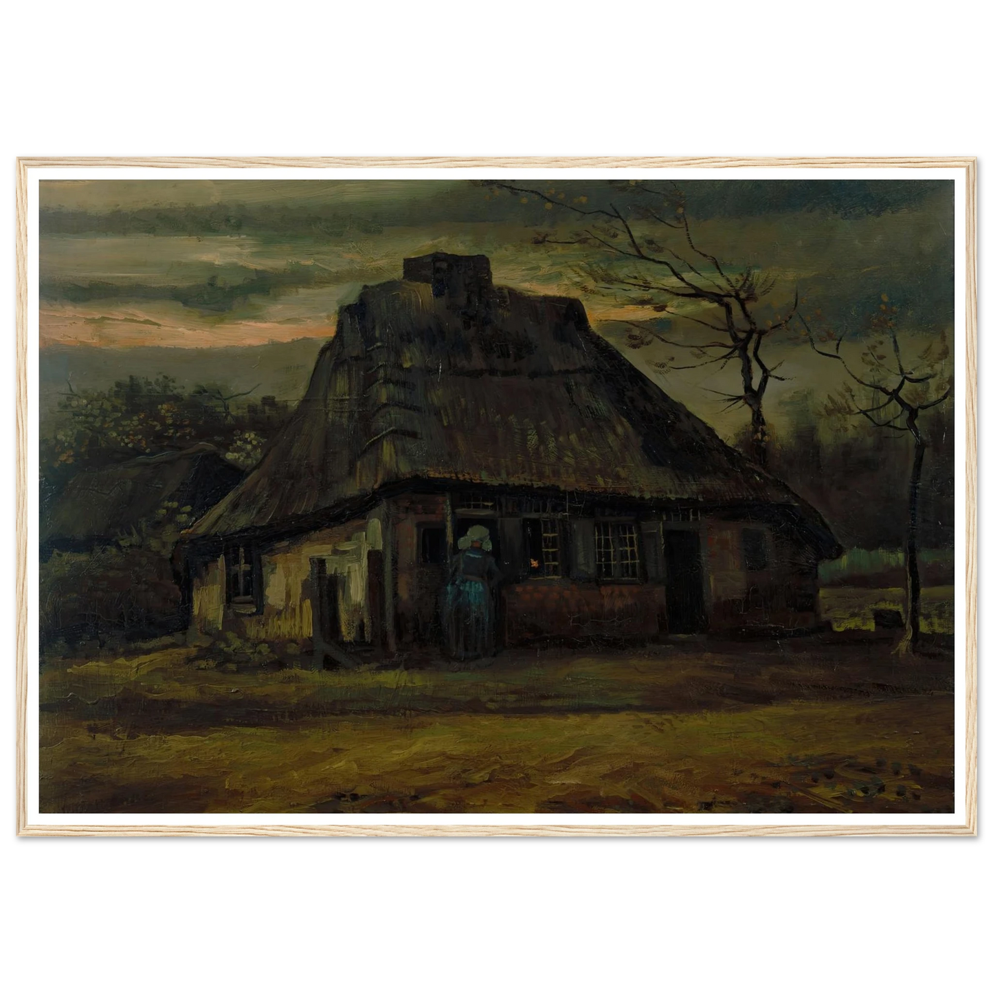 The cottage (1885) Art Print | Vincent van Gogh-Quipham Collections