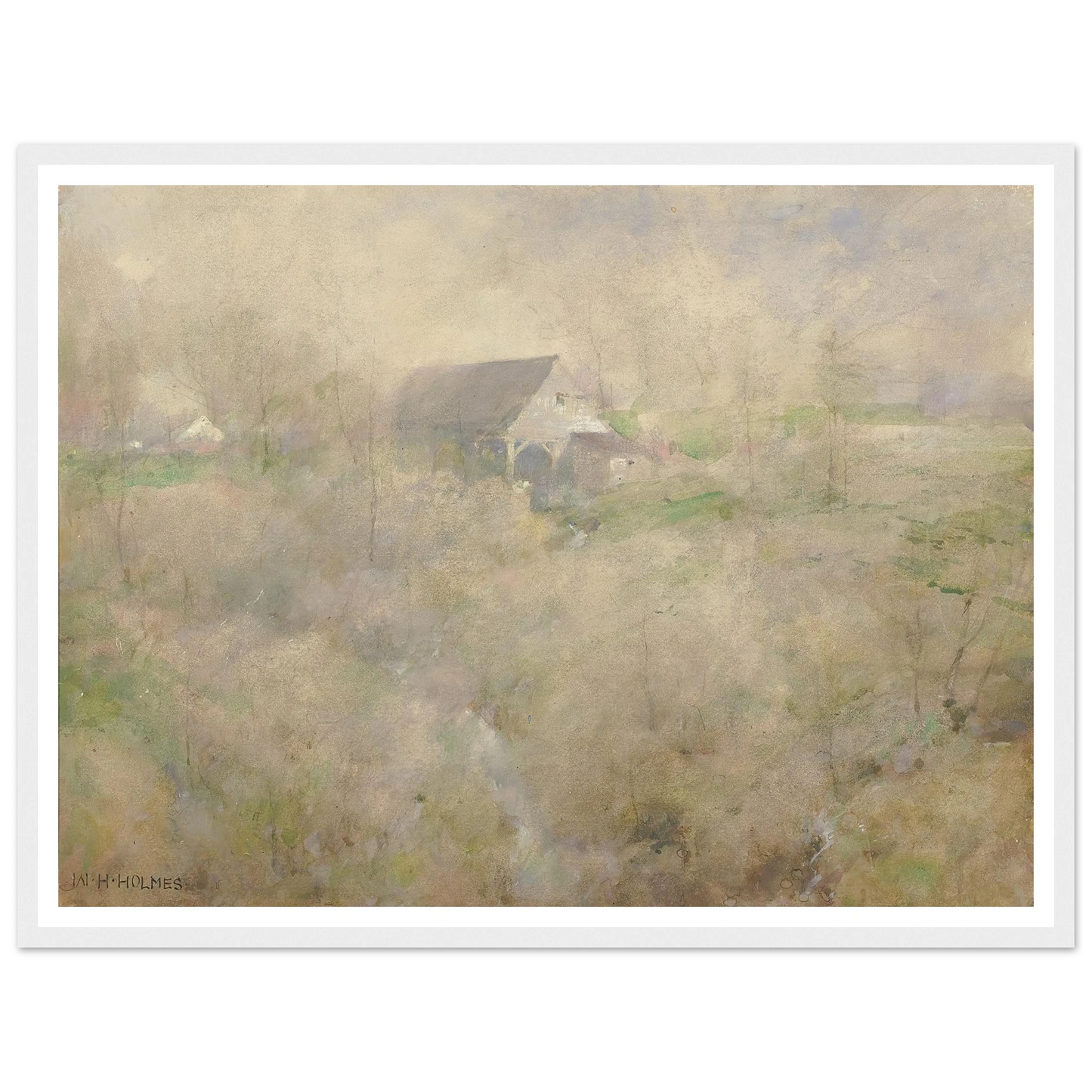 My Old Mill, Holmescroft, Near Rockville Art Print | William Henry Holmes-Quipham Collections