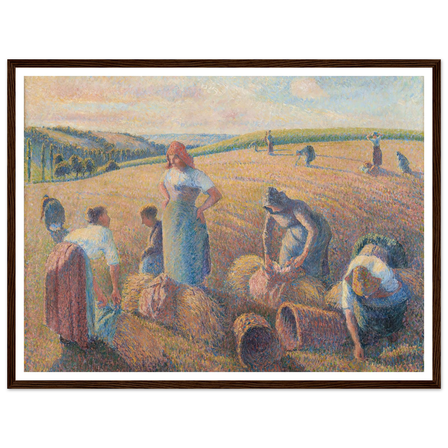 The Gleaners (1889) Art Print | Camille Pissarro-Quipham Collections