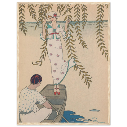 Midi Sur L’eau (1914) Art Print | George Barbier-Quipham Collections
