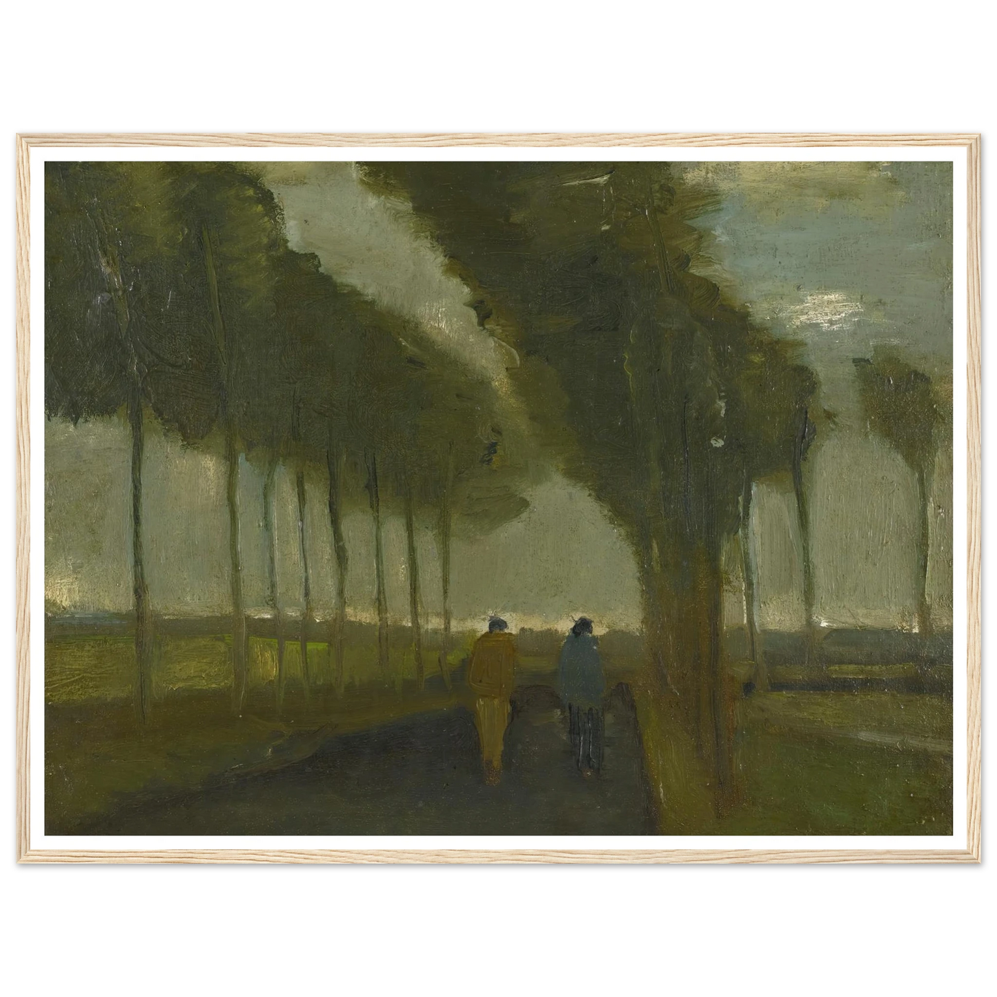 L’allée Aux Deux Promeneurs (1883) Art Print | Vincent van Gogh-Quipham Collections
