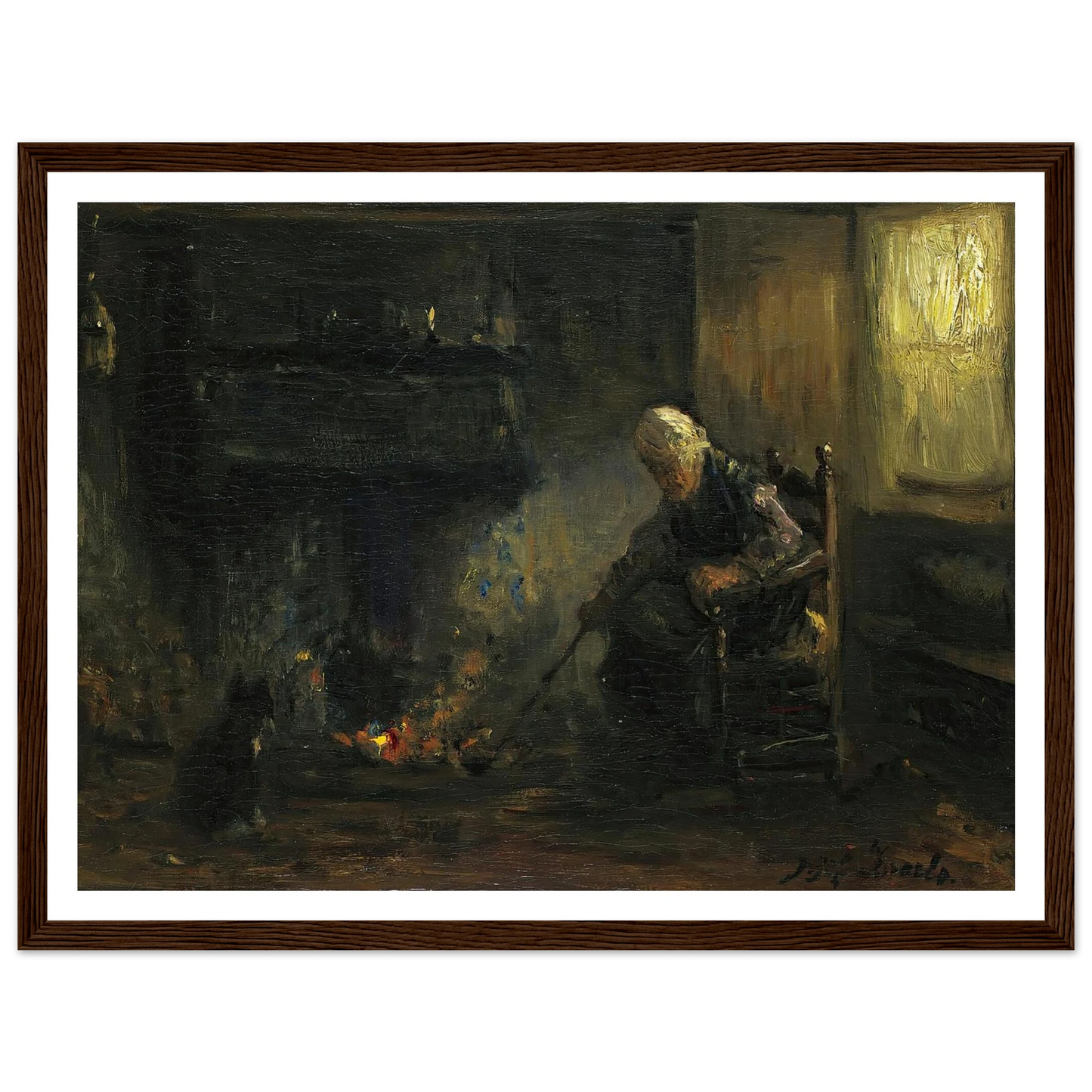 At The Hearth Art Print | Jozef Israels-Quipham Collections