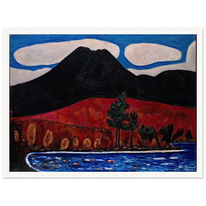 Mt. Katahdin (Maine), Autumn (1939–40) Art Print | Marsden Hartley-Quipham Collections