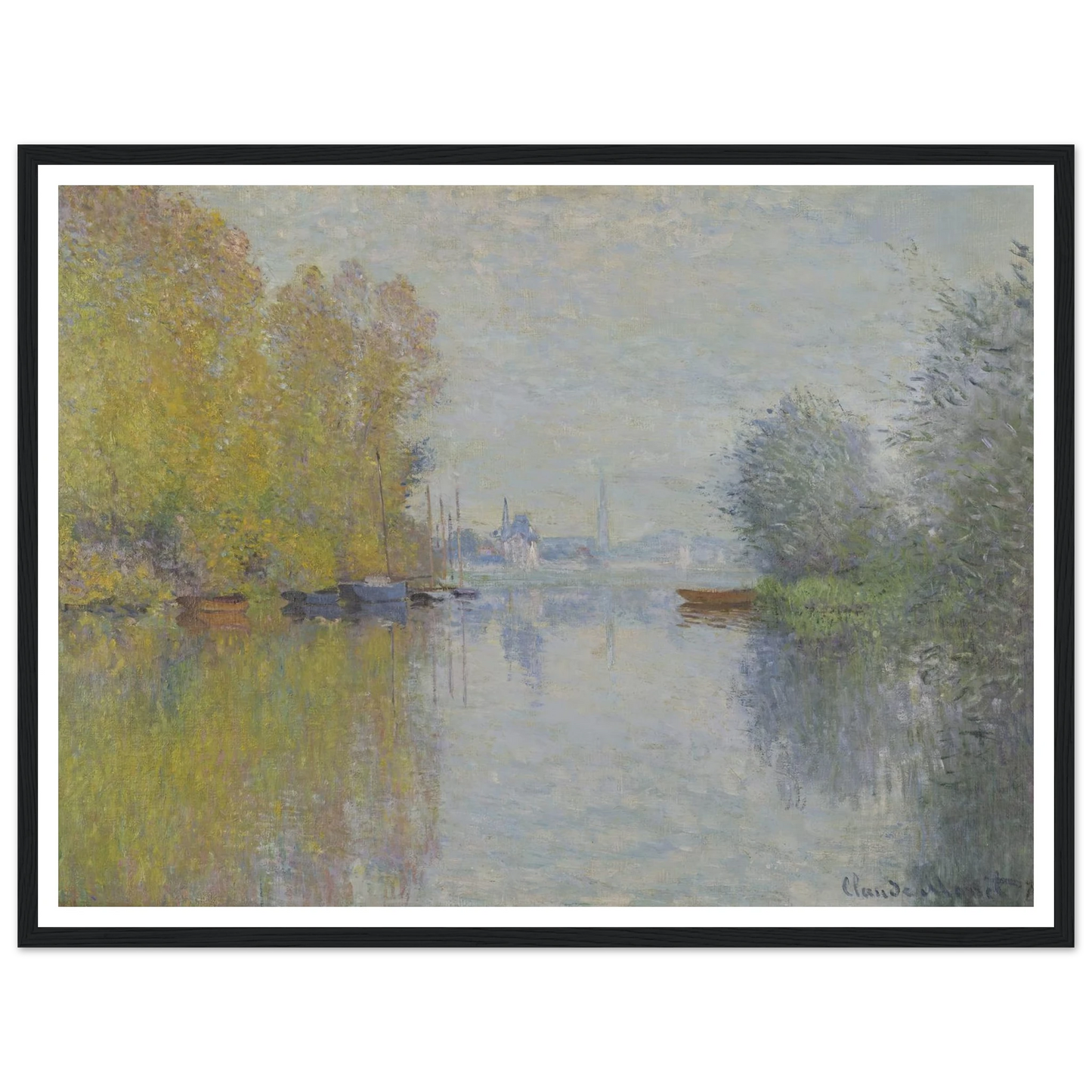 Autumn on the Seine, Argenteuil (1873) Art Print | Claude Monet-Quipham Collections