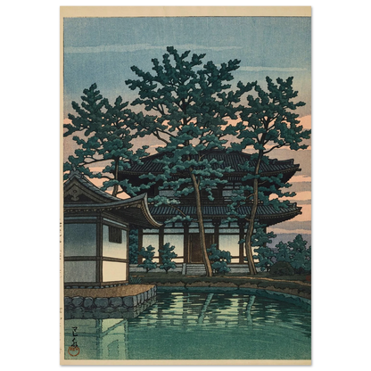 Kikoji, Nara ken (Kiko Temple, Nara Prefecture) (1950) Art Print | Kawase Hasui-Quipham Collections